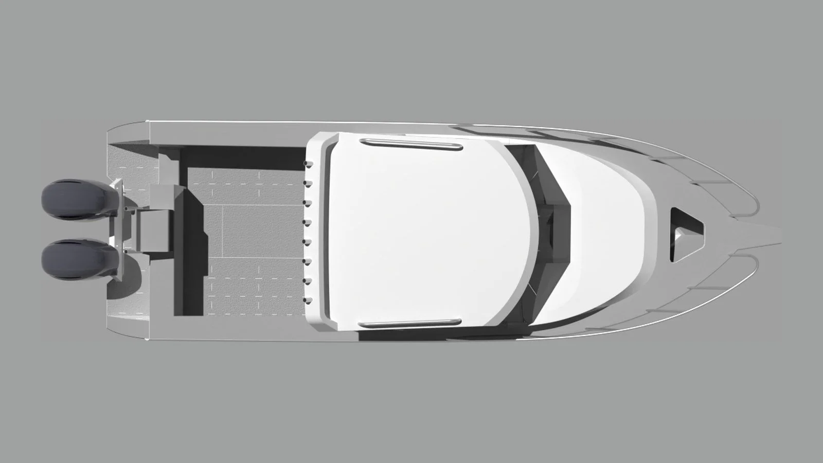 Sherwood Marine 780HT - 7.8m Hardtop aluminium boat kit - plan
