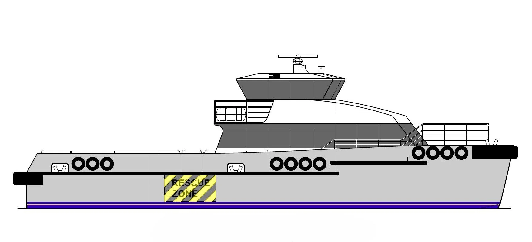 22m Catamaran Offshore Support Vessel