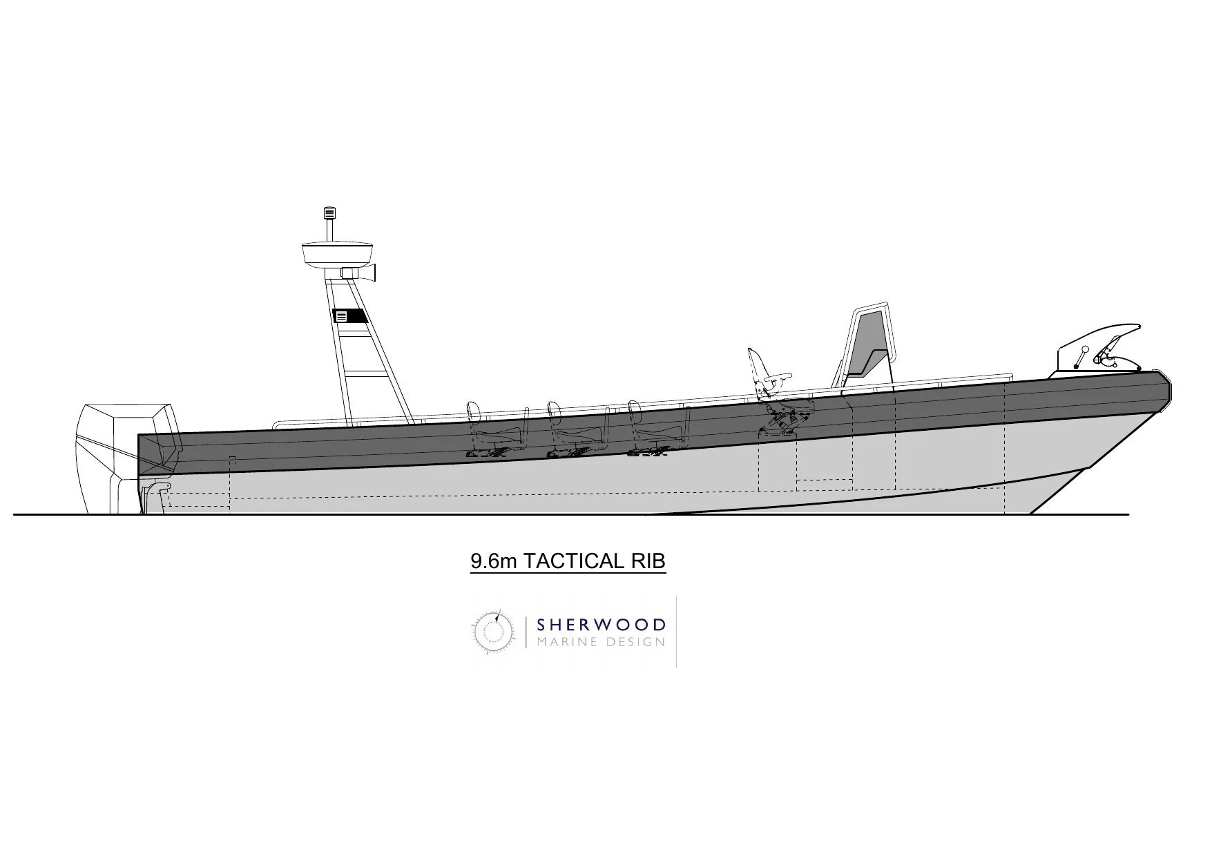 9.6m Tactical RIB