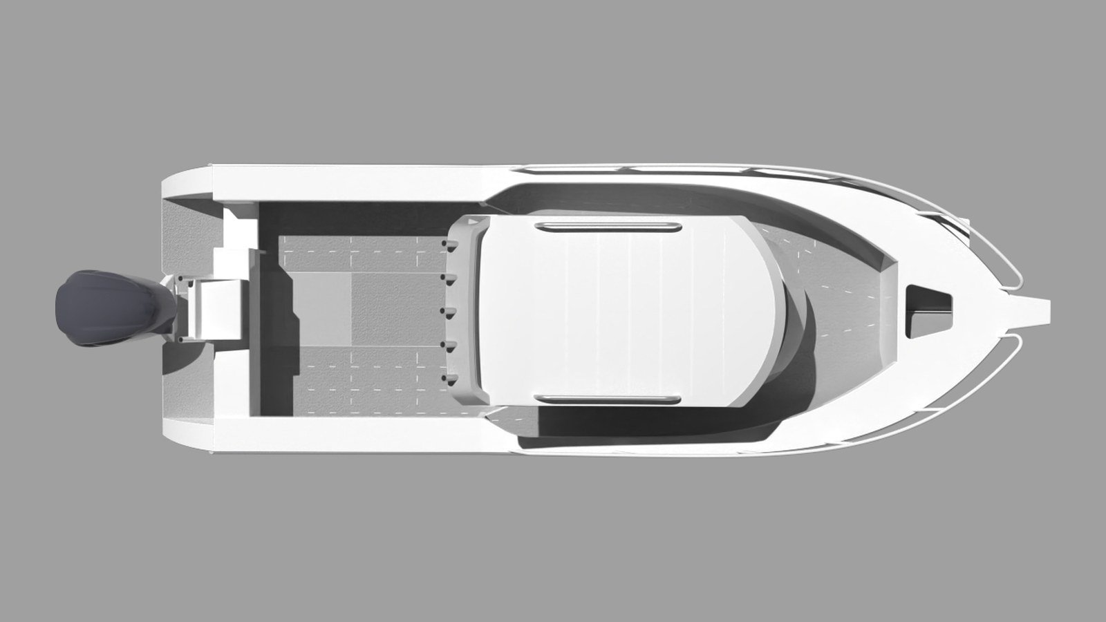 Sherwood Marine 750CCB - 7.5m Centre Cab aluminium boat kit - plan - fr version

