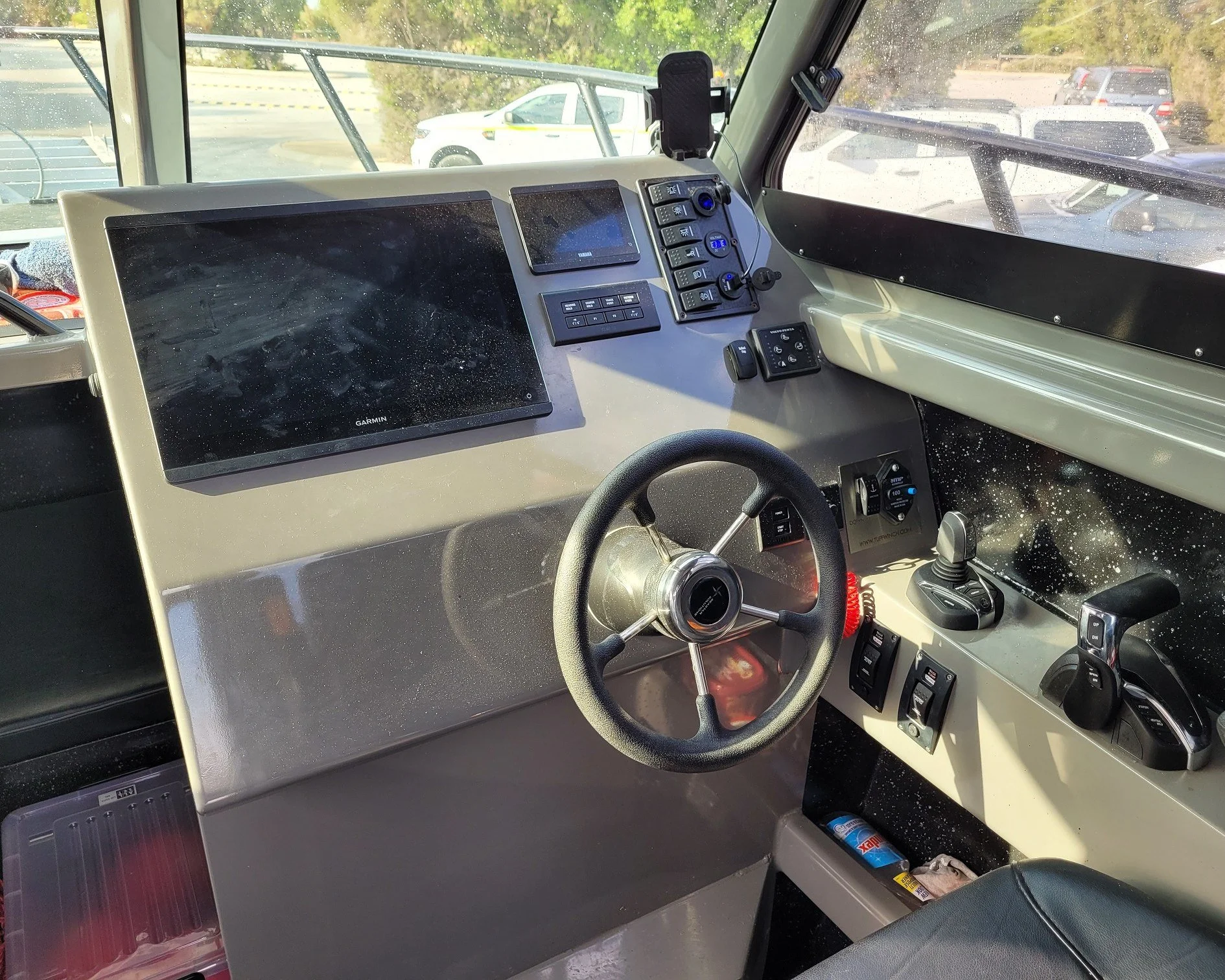 Sherwood Marine 780CAB - 7.8m Full Cab aluminium boat kit - helm station with electronics
