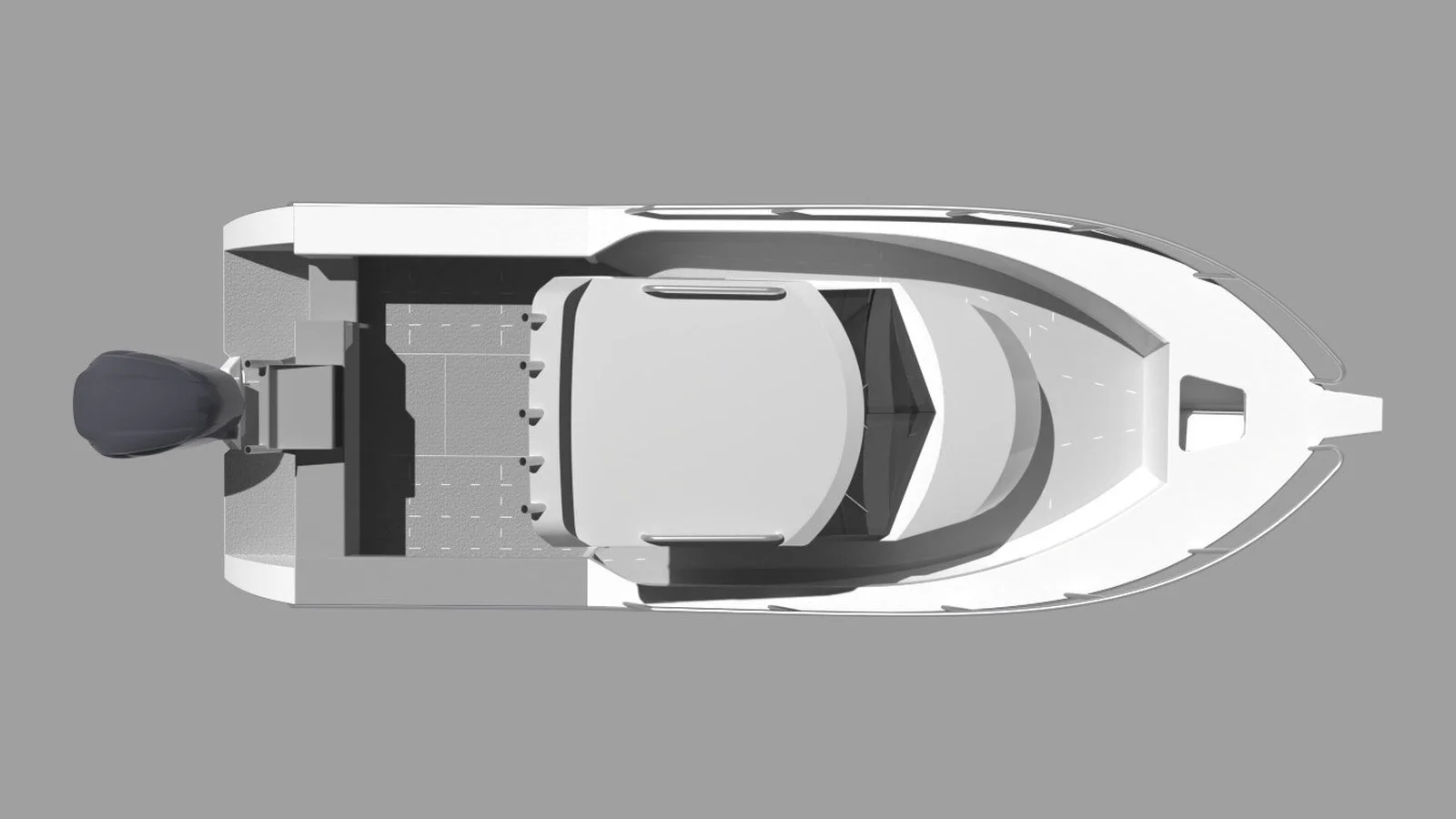 Sherwood Marine 700CCB - 7m Centre Cab aluminium boat kit - plan
