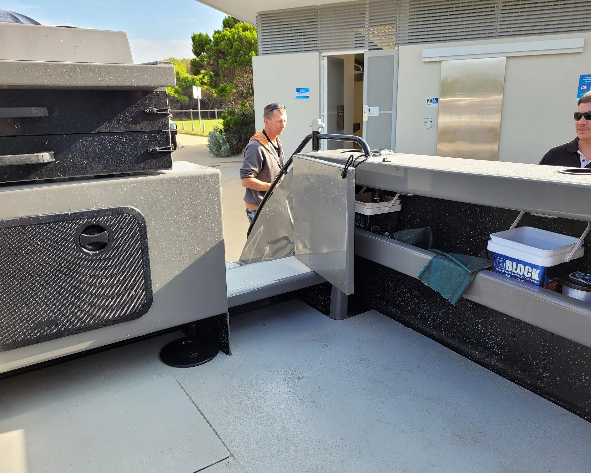 Sherwood Marine 780CAB - 7.8m Full Cab aluminium boat kit - cockpit port and door
