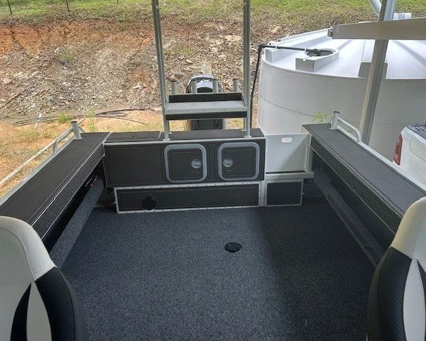 Sherwood Marine 700HT - 7m Hardtop aluminium boat kit - cockpit looking aft
