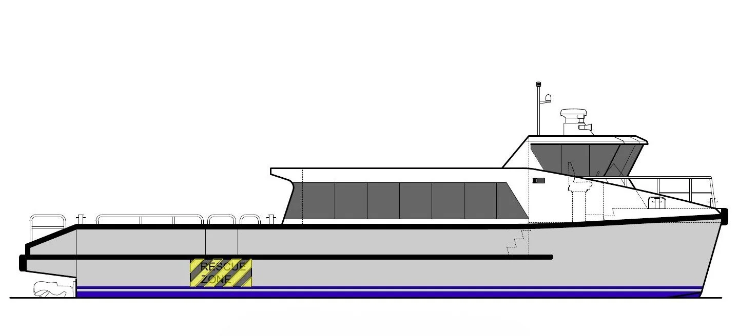 16m Catamaran Crew Transfer