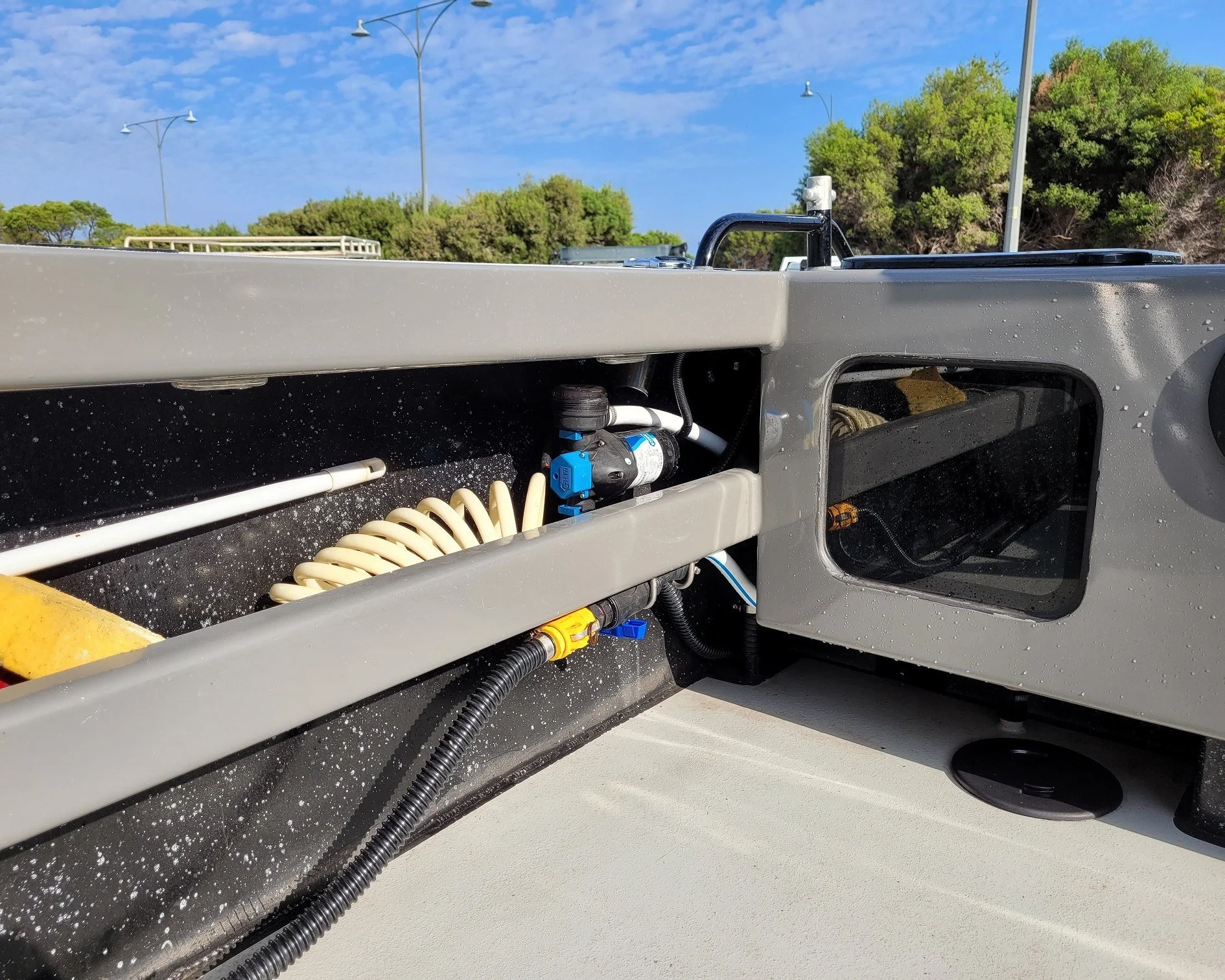 Sherwood Marine 780CAB - 7.8m Full Cab aluminium boat kit - side pocket
