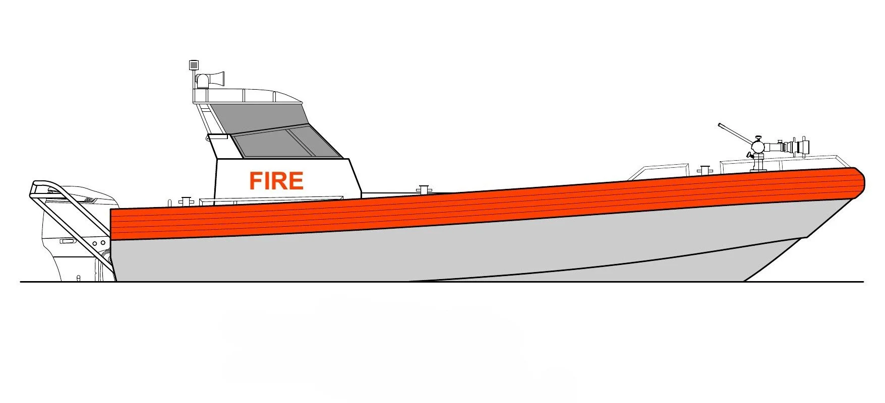 9.5m Fire Boat
