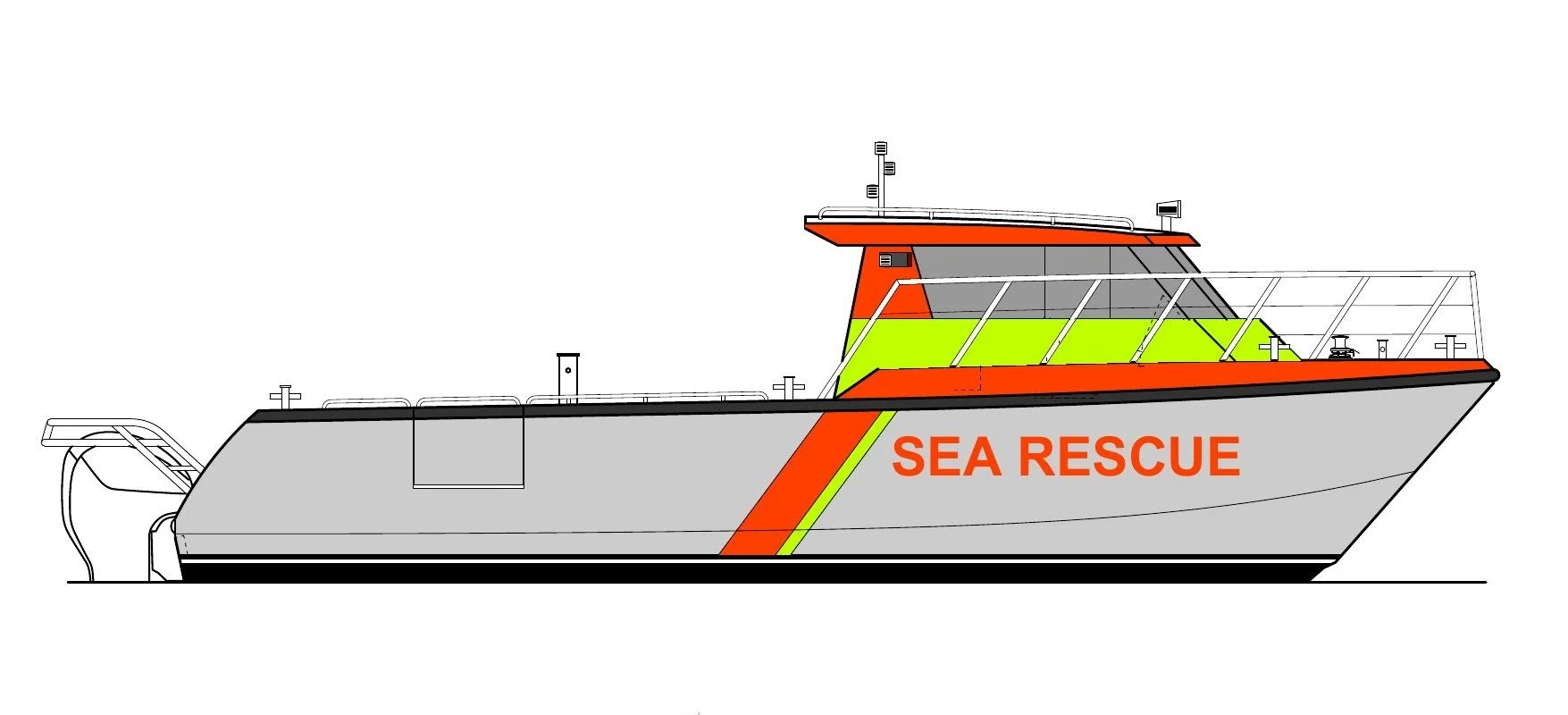 12m Catamaran Rescue Vessel