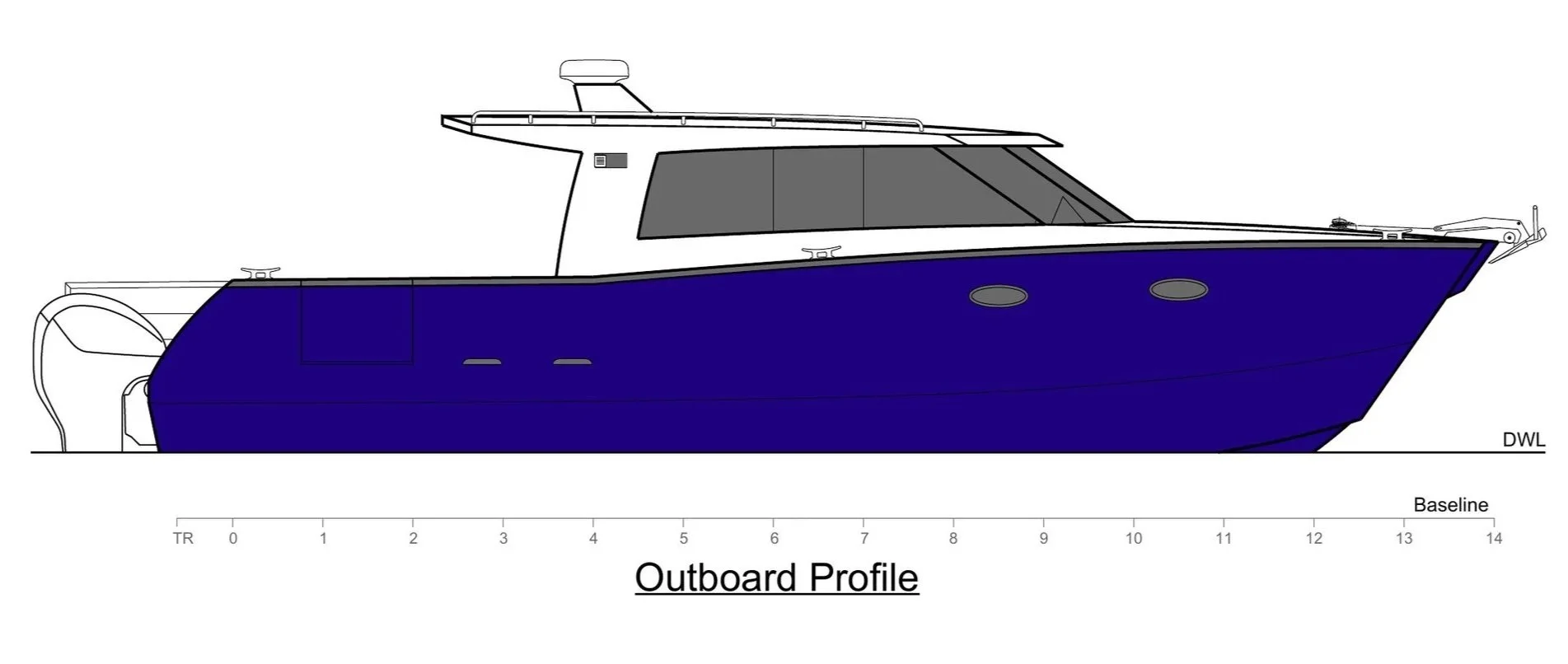 Sherwood Marine C1200 - 12 m aluminium catamaran boat kit GA