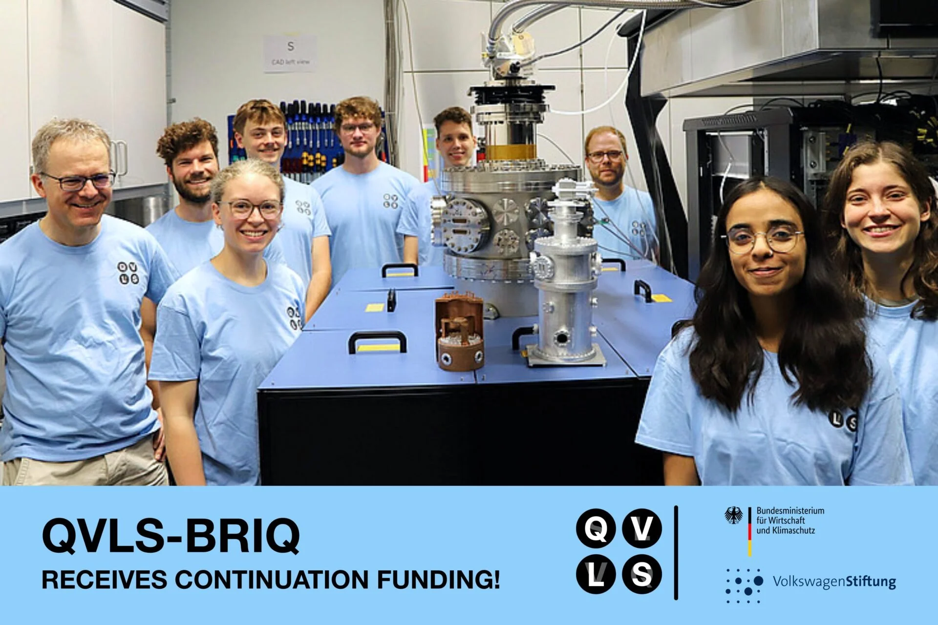 QVLS-BRIQ funding extended – another milestone in this Quantum Year!