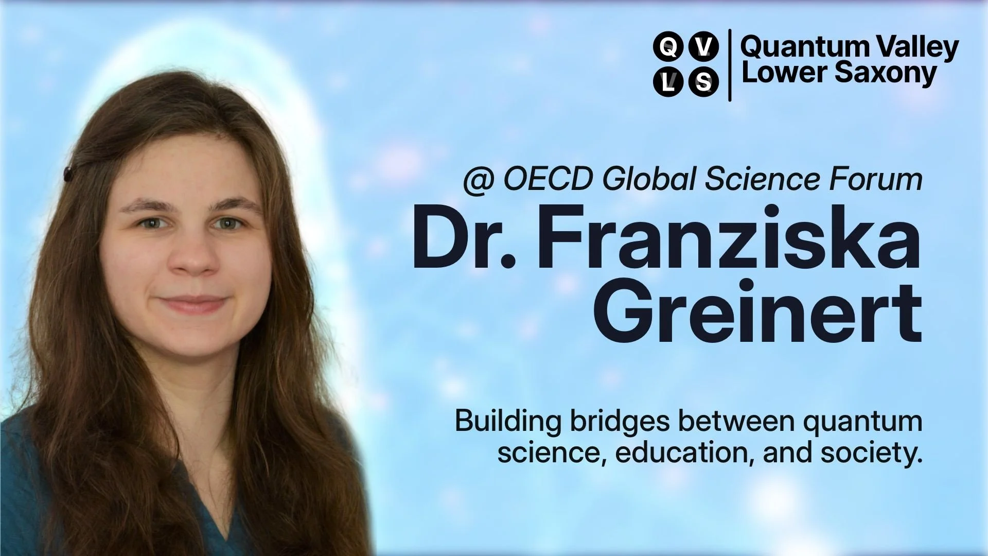 From Classroom to Global Forum: Dr. Franziska Greinert brings Quantum expertise to the OECD - OCDE