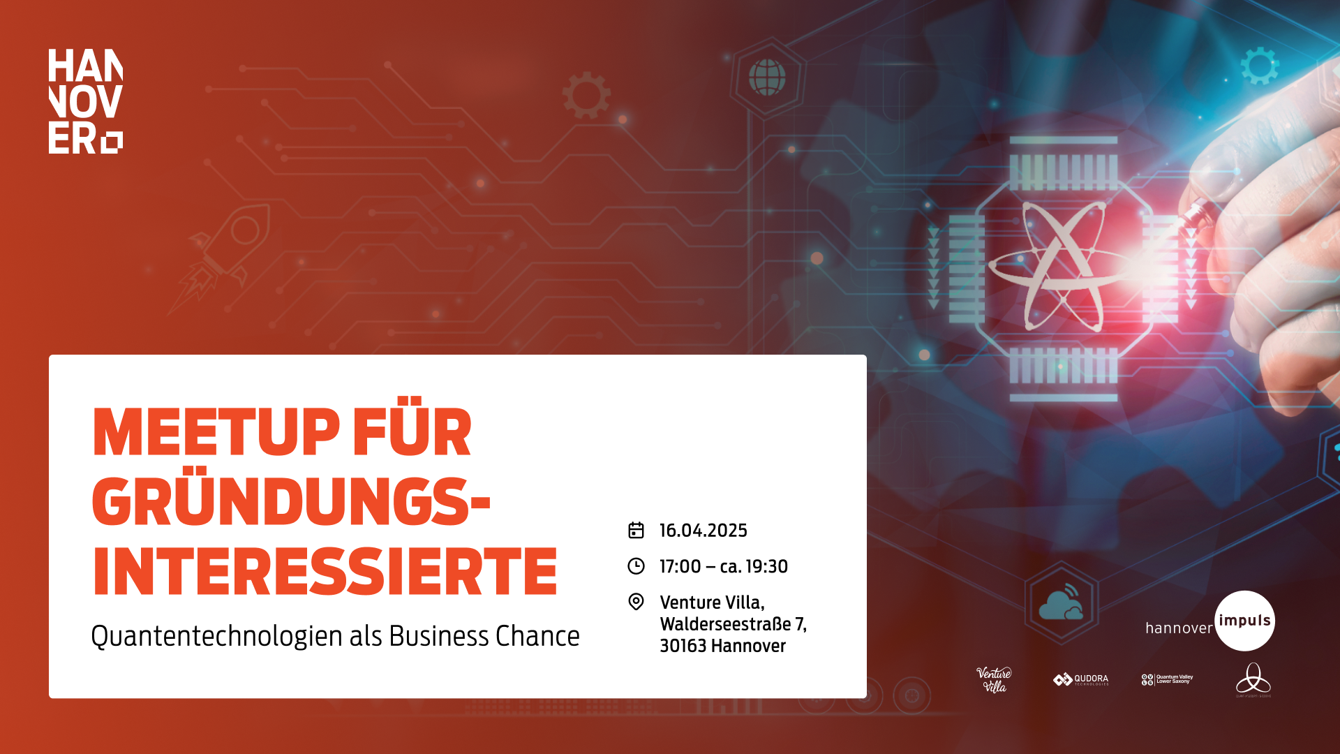 Meetup für Gründungsinteressierte – Quantentechnologien als Business Chance