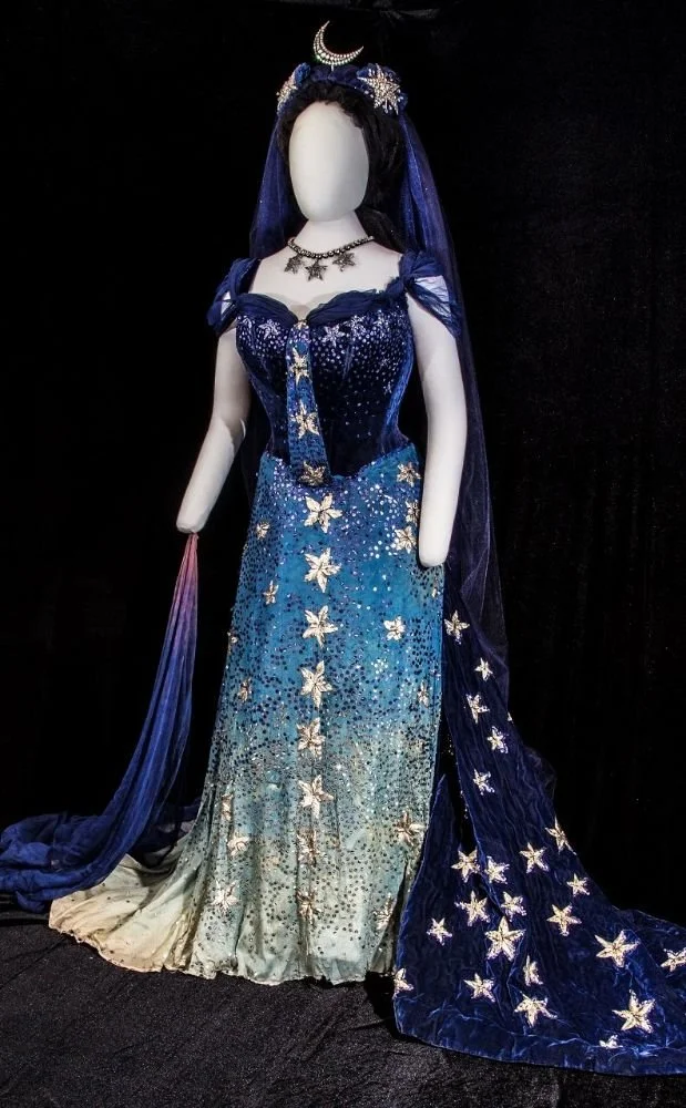 Queen of the Night opera costume worn by Marcella Sembrich, 1901. The Sembrich, Bolton Landing, NY