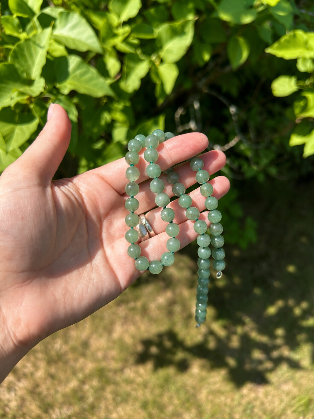 Green Aventurine Beaded Necklace