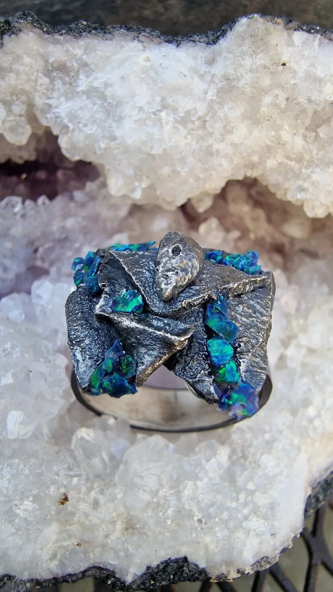 Tracey+O+Revuelta+Brutalist+Designer+The+Bruarfoss+Glacial+Oxidised+Deep+Patina+Fine+Silver+%26+Rivers+of+natural+Opal+Meltwater+Ring+%289%29.jpg