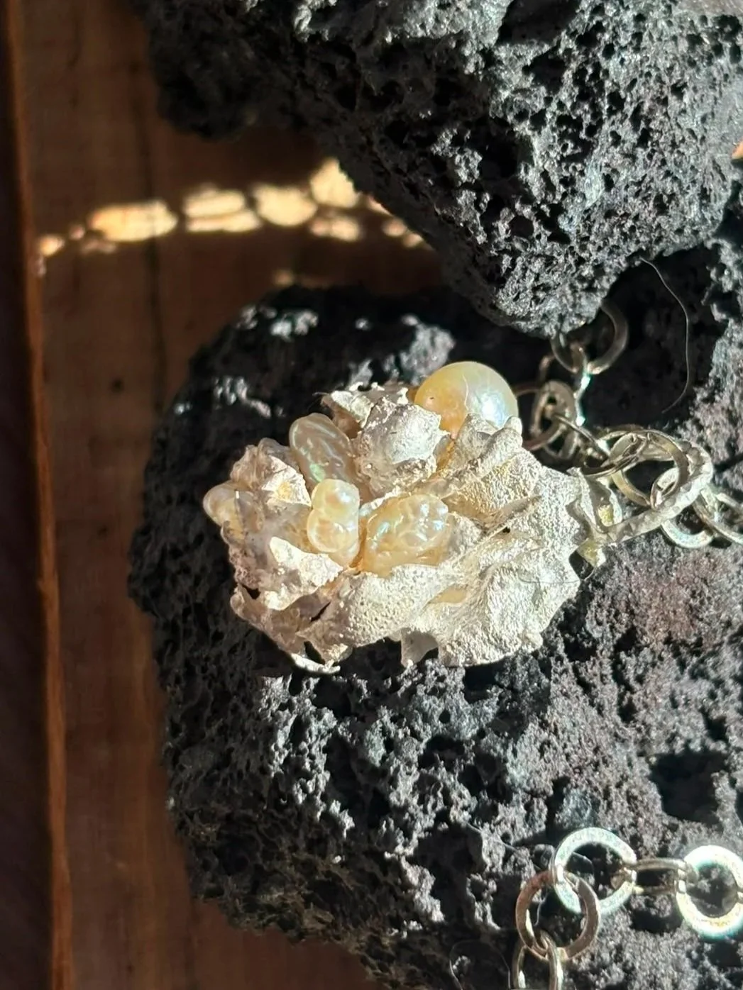 Tracey+O+Revuelta+Ocean+Treasures+1+Coalesced+Hand+Cast+Coral+Blossom+Fine+Silver+%26+Baroque+ocean+Pearls+Pendant+%2821%29.jpg