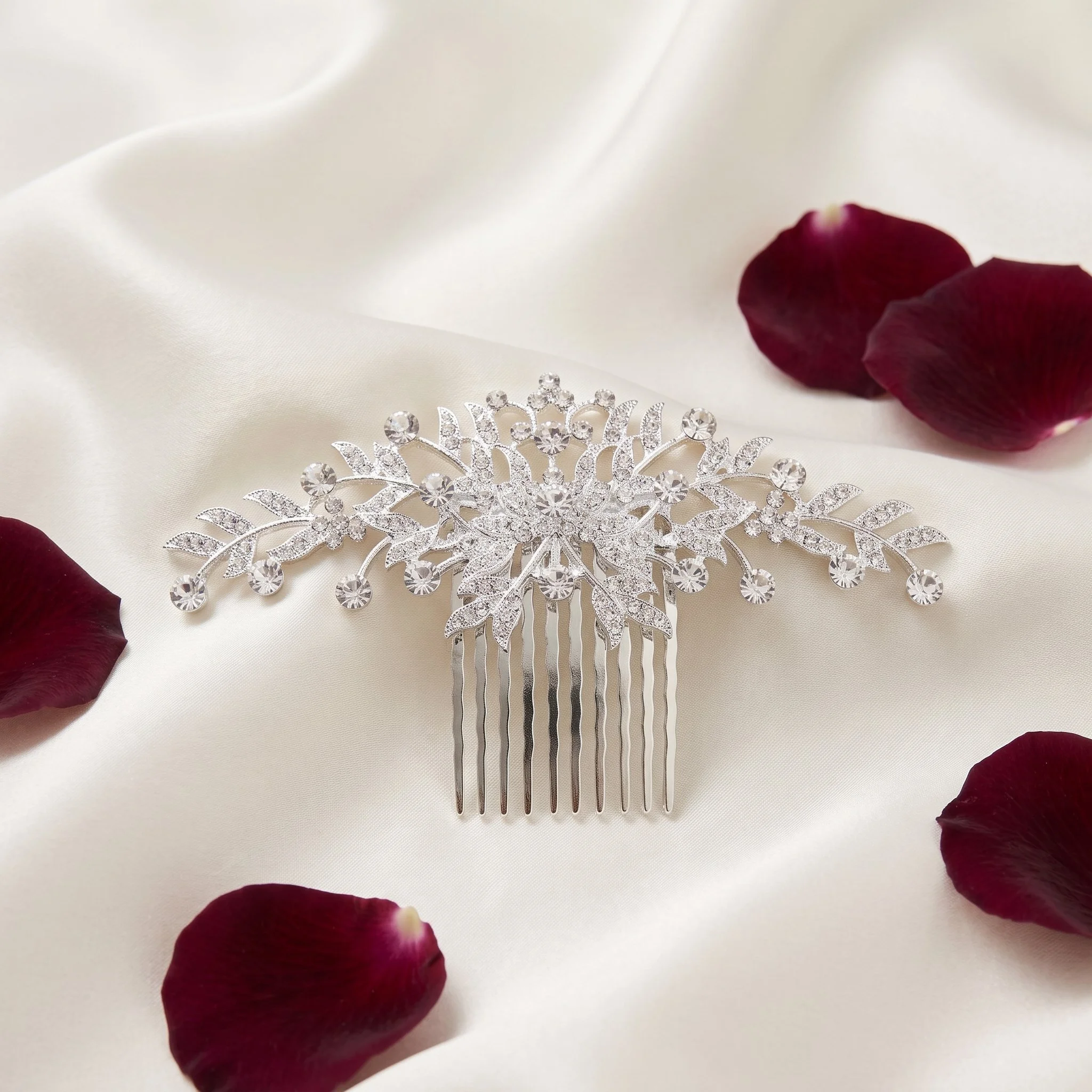 Starburst Crystal Hair Comb