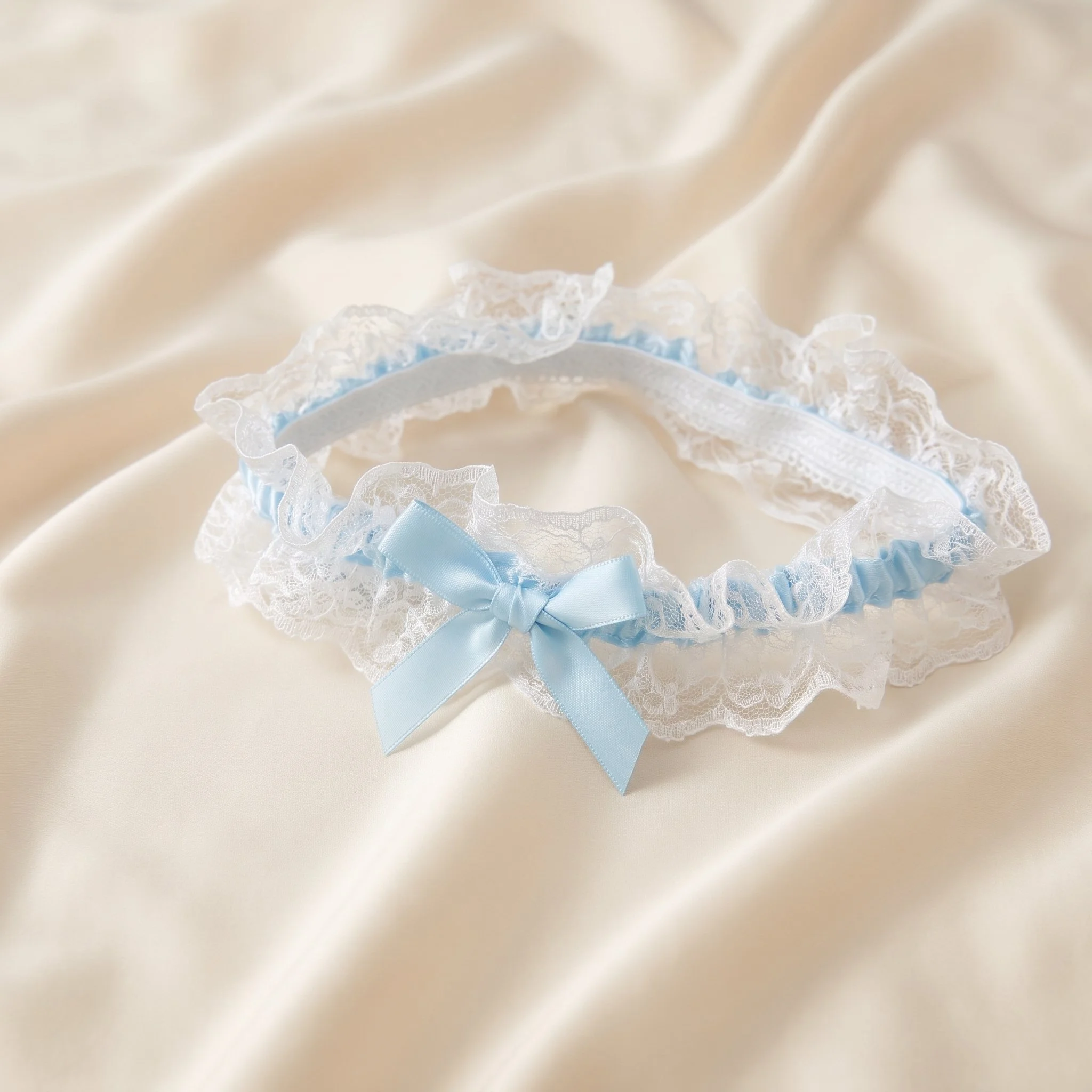 Whisper of Blue Bridal Garter