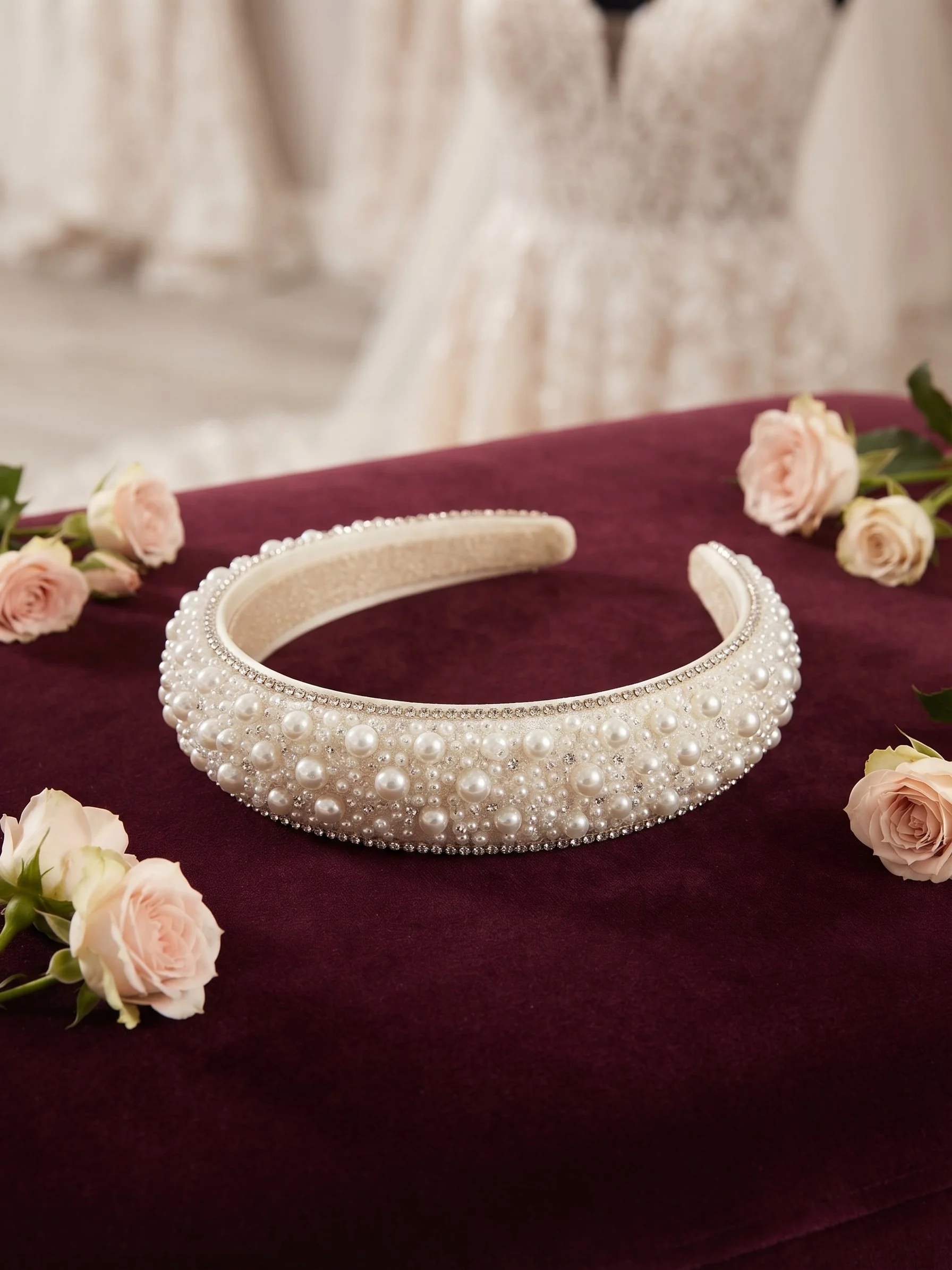 Pearl Elegance Bridal Headband