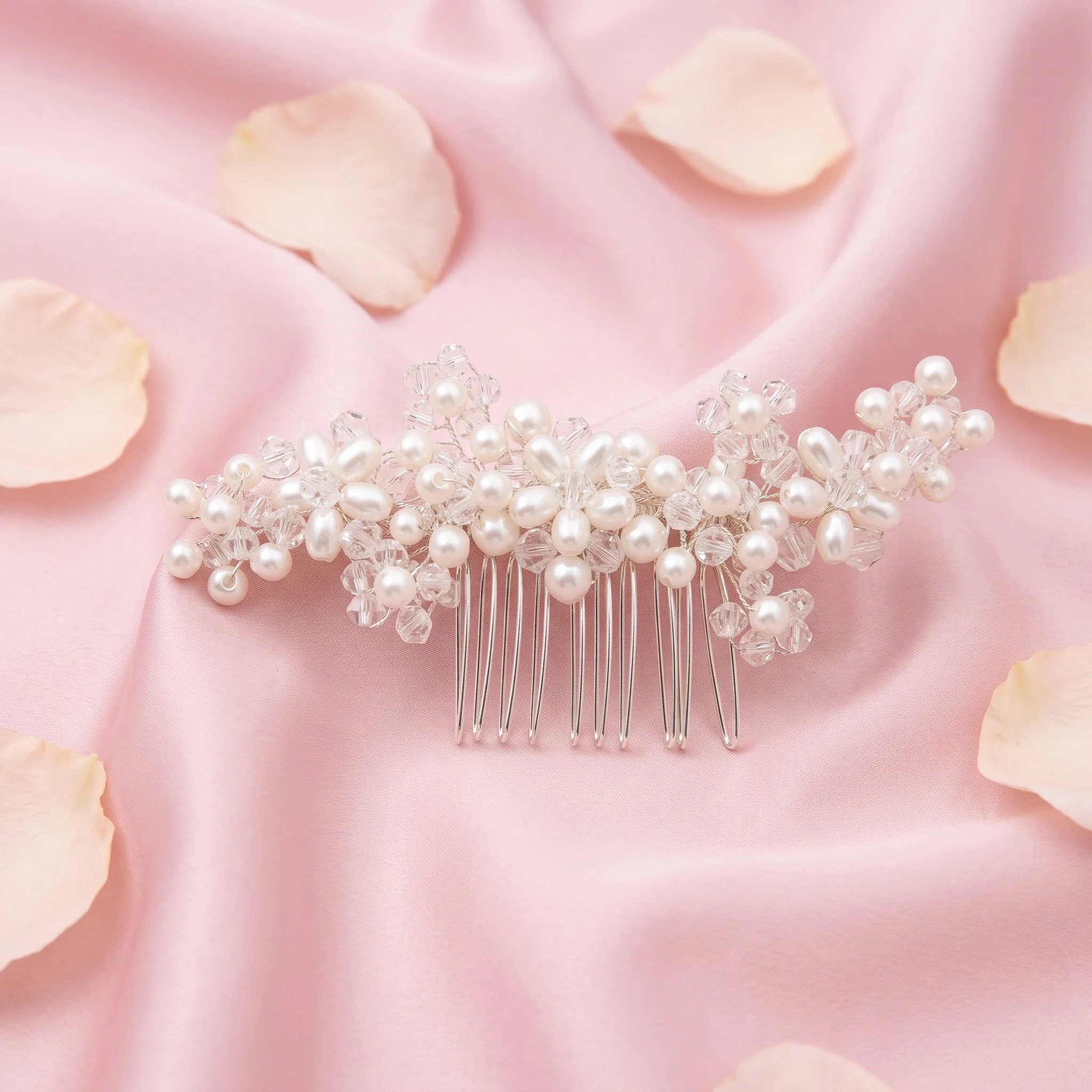 Pearl And Cluster Hair Comb.jpg
