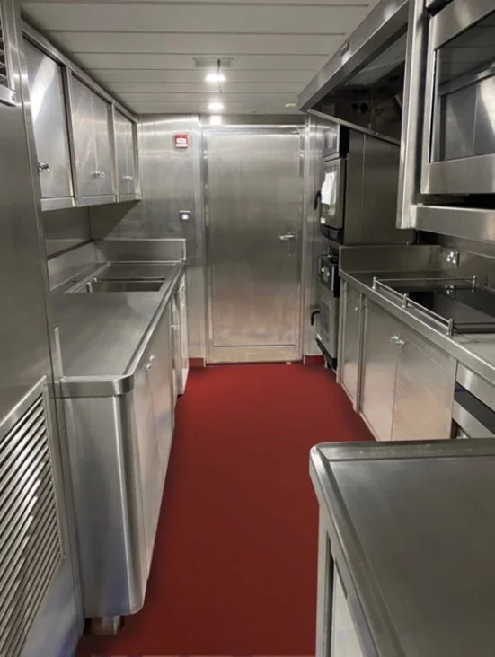 60m Classic Yacht Galley and Pantry Refit
