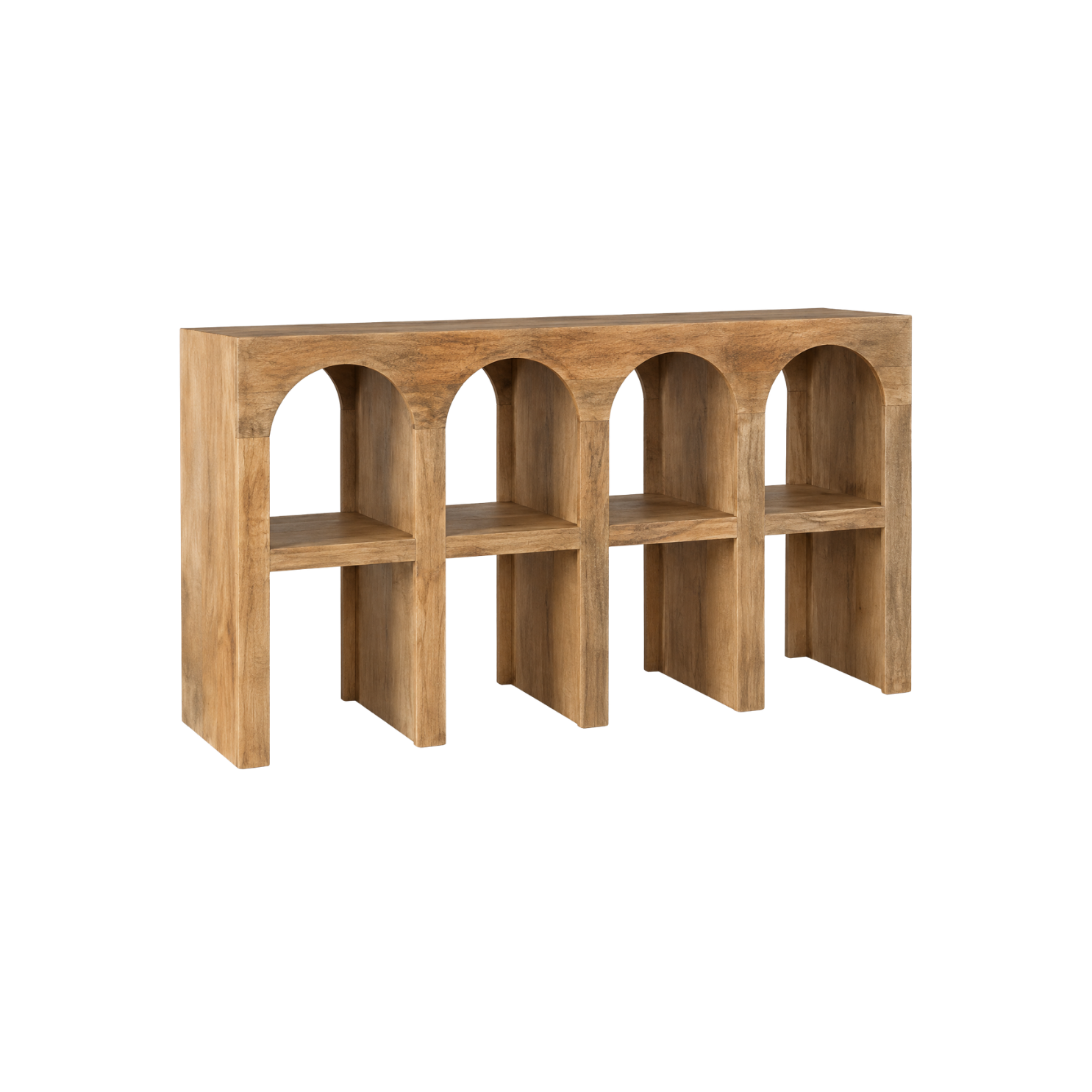 Luzmanacy Console Sofa Table With Arches