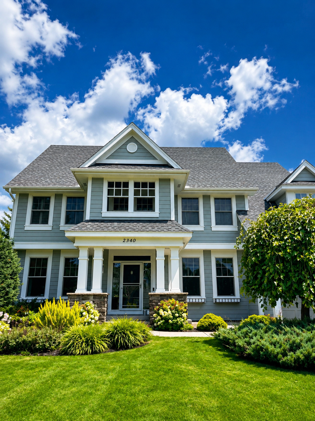 Exterior painting in Minneapolis, MN. We repainted this full minneapolis home in two days.