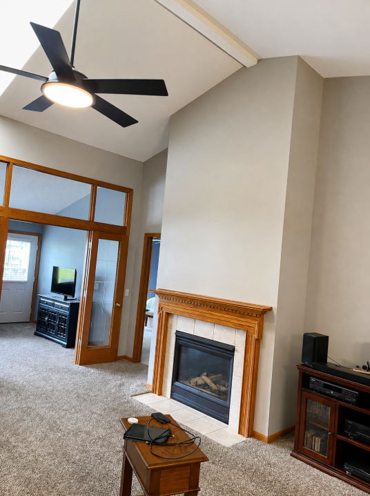 Interior living room painting in Apple Valley