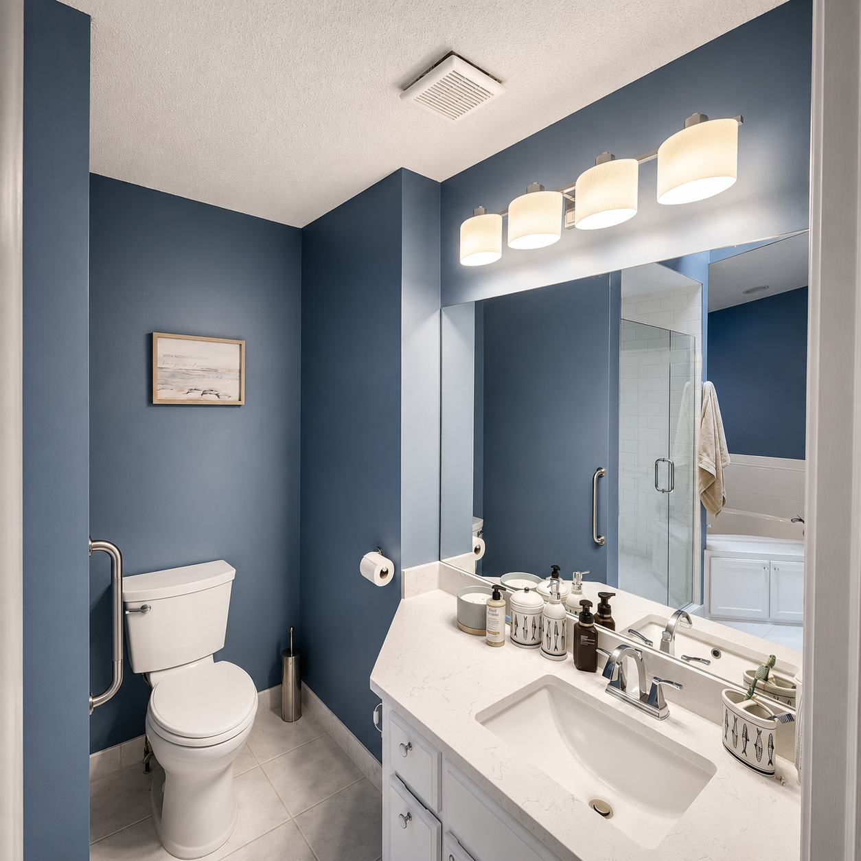Interior Bathroom Repaint in Burnsville, MN