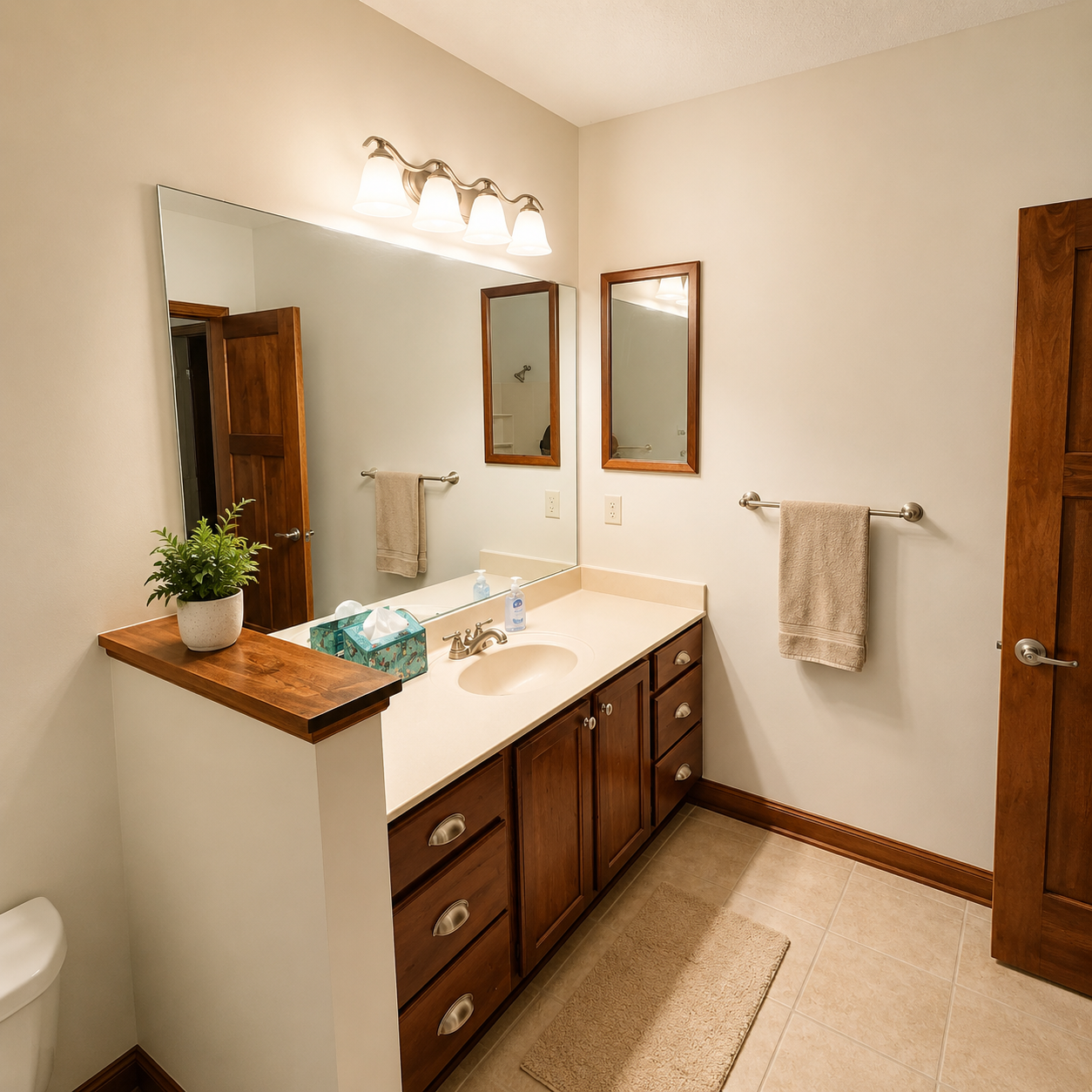 Bathroom painting in Woodbury, MN.