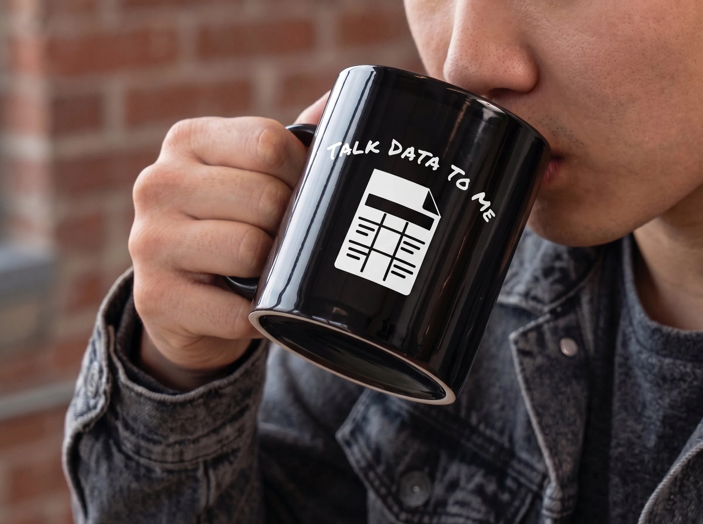 Talk Data To Me mug
