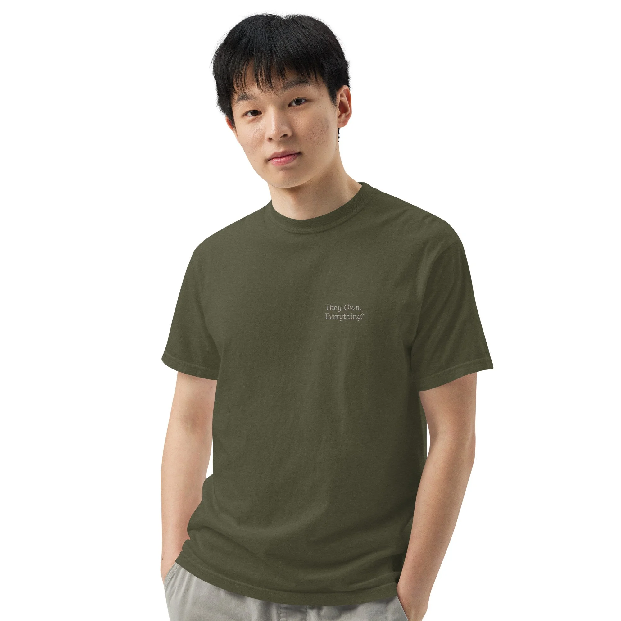 They Own, Everything? - Unisex garment-dyed heavyweight t-shirt