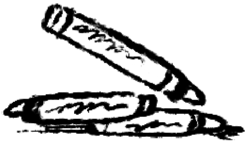 Three lit cigars with the word "CUBA" printed on them.