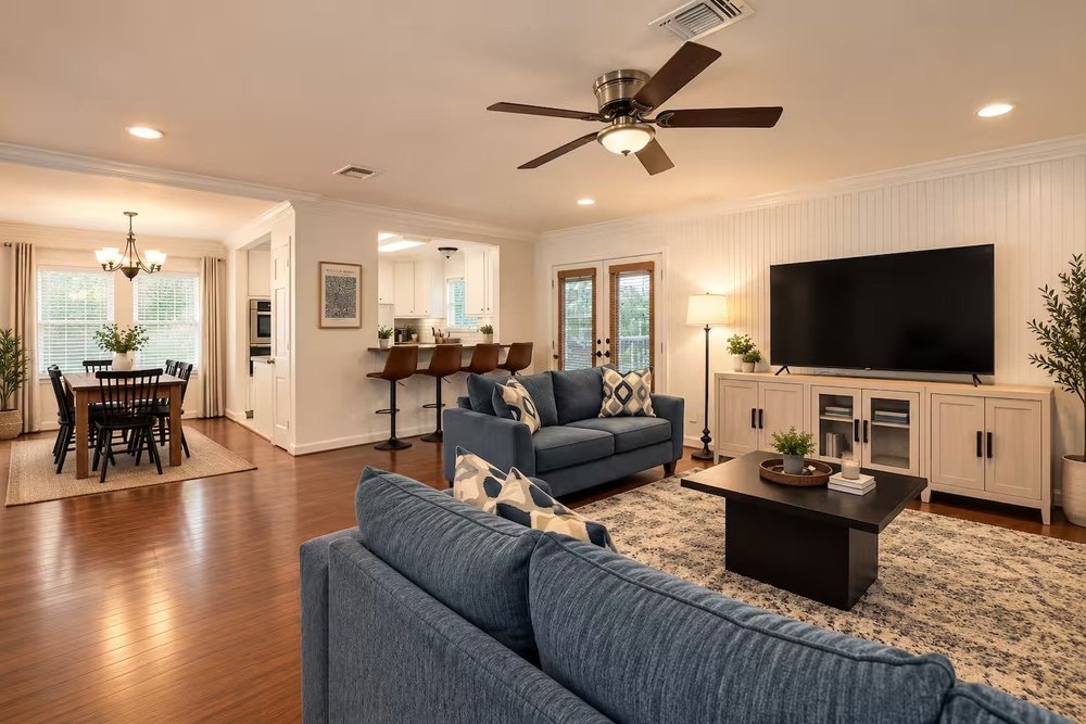 Living room in The Hideaway