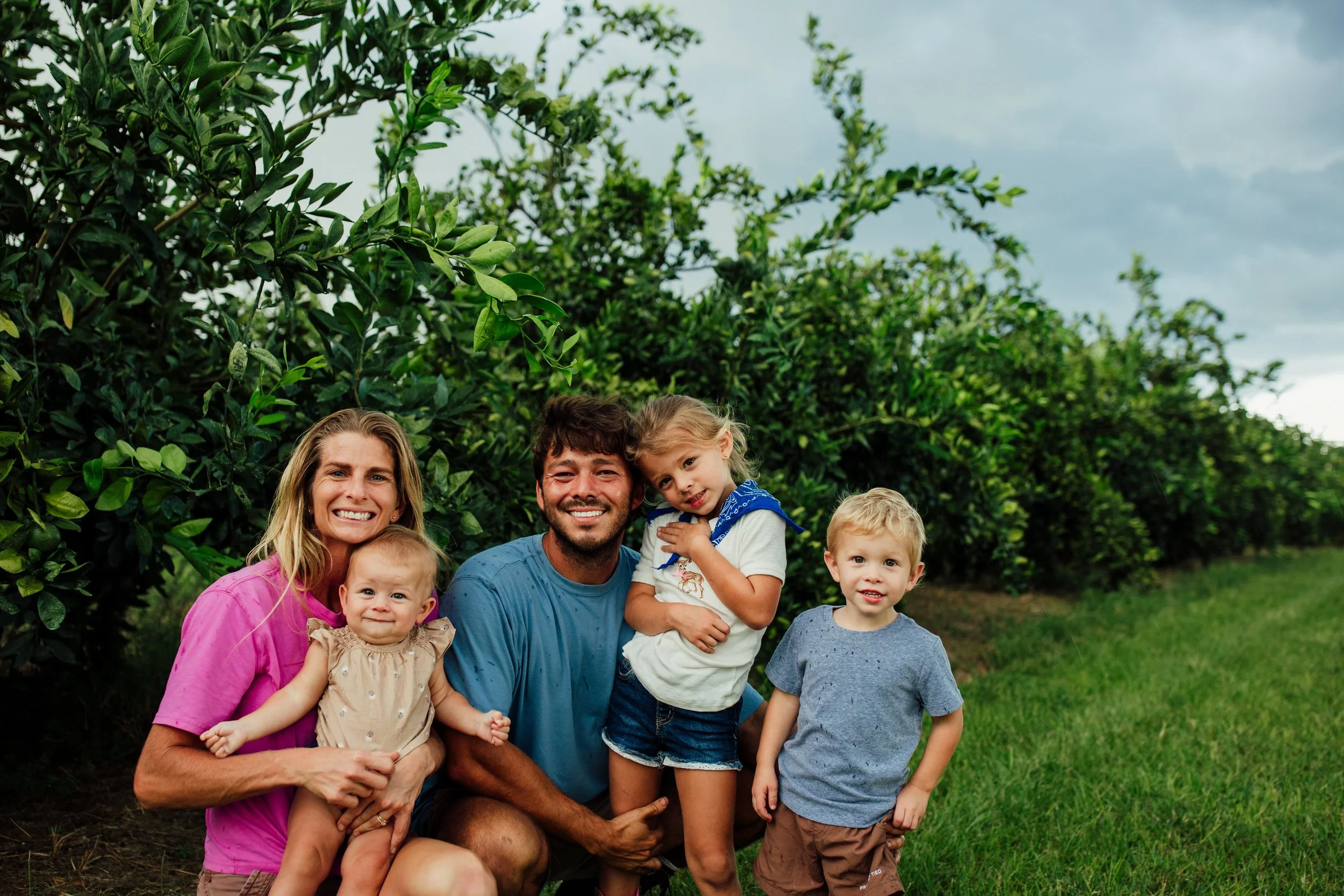 Mitchell’s Family Farm family at their farm in Boston, Georgia.