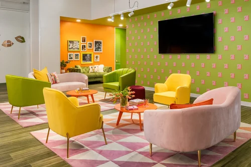 The Lucy event space at SheSpace Houston
