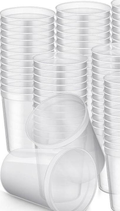New Cups - Hard Plastic, Single Colors