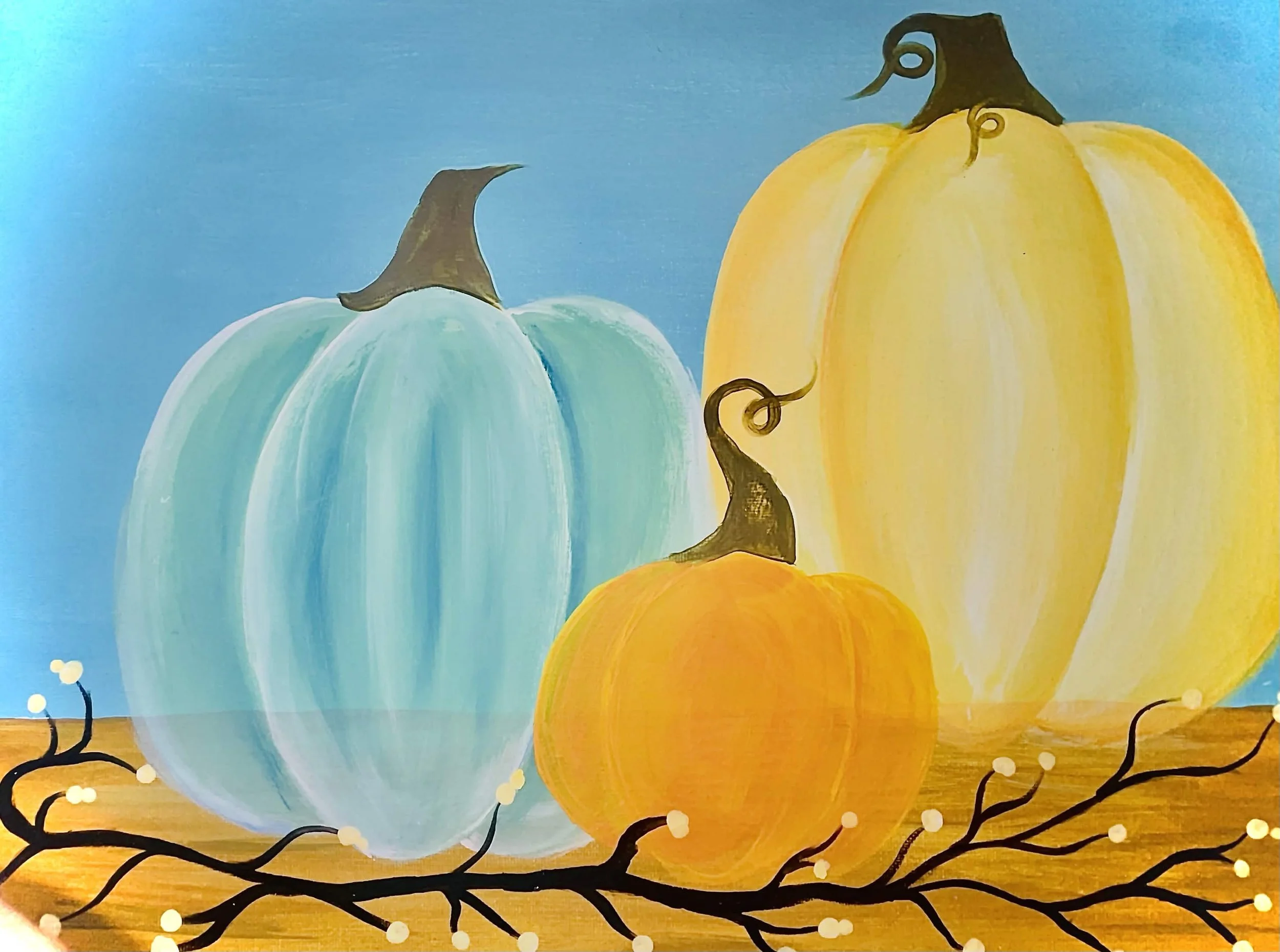 Colorful Pumpkins - 2 Hours