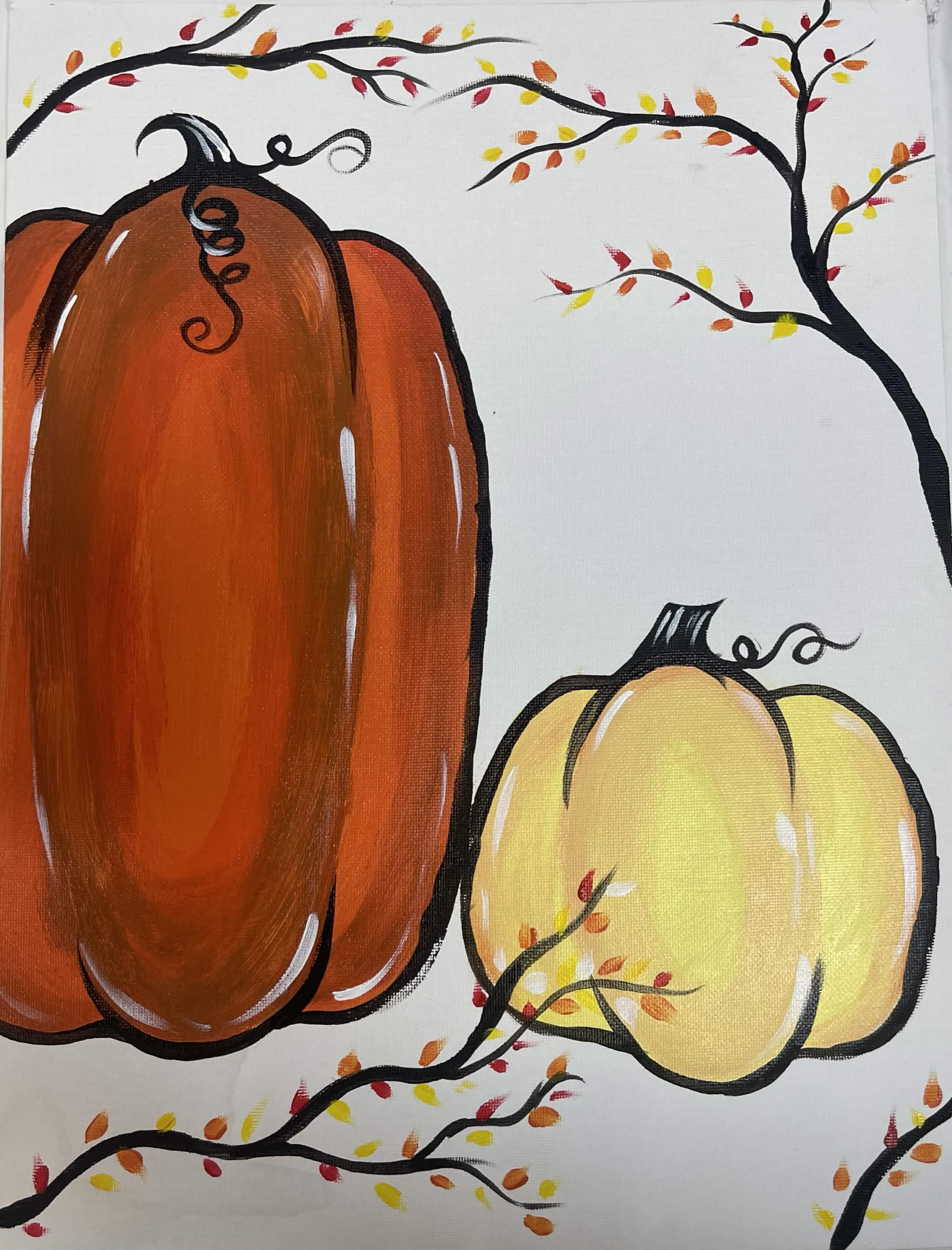 Cartoony Pumpkins - 1.5 Hours