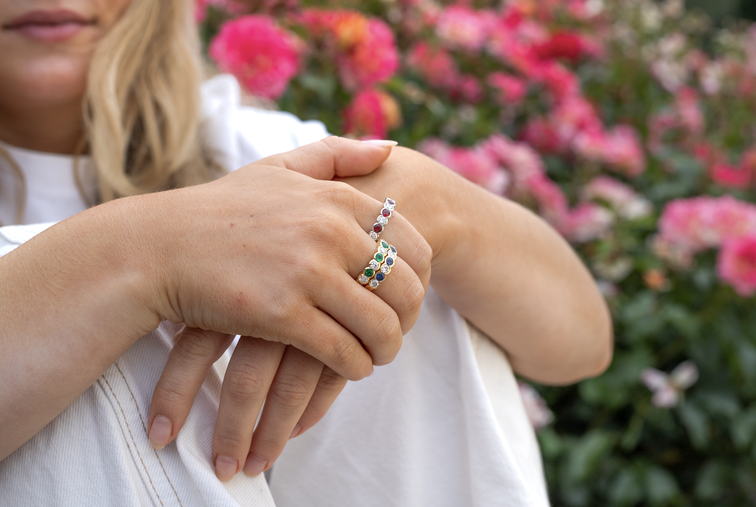 Scalloped Edge Rings