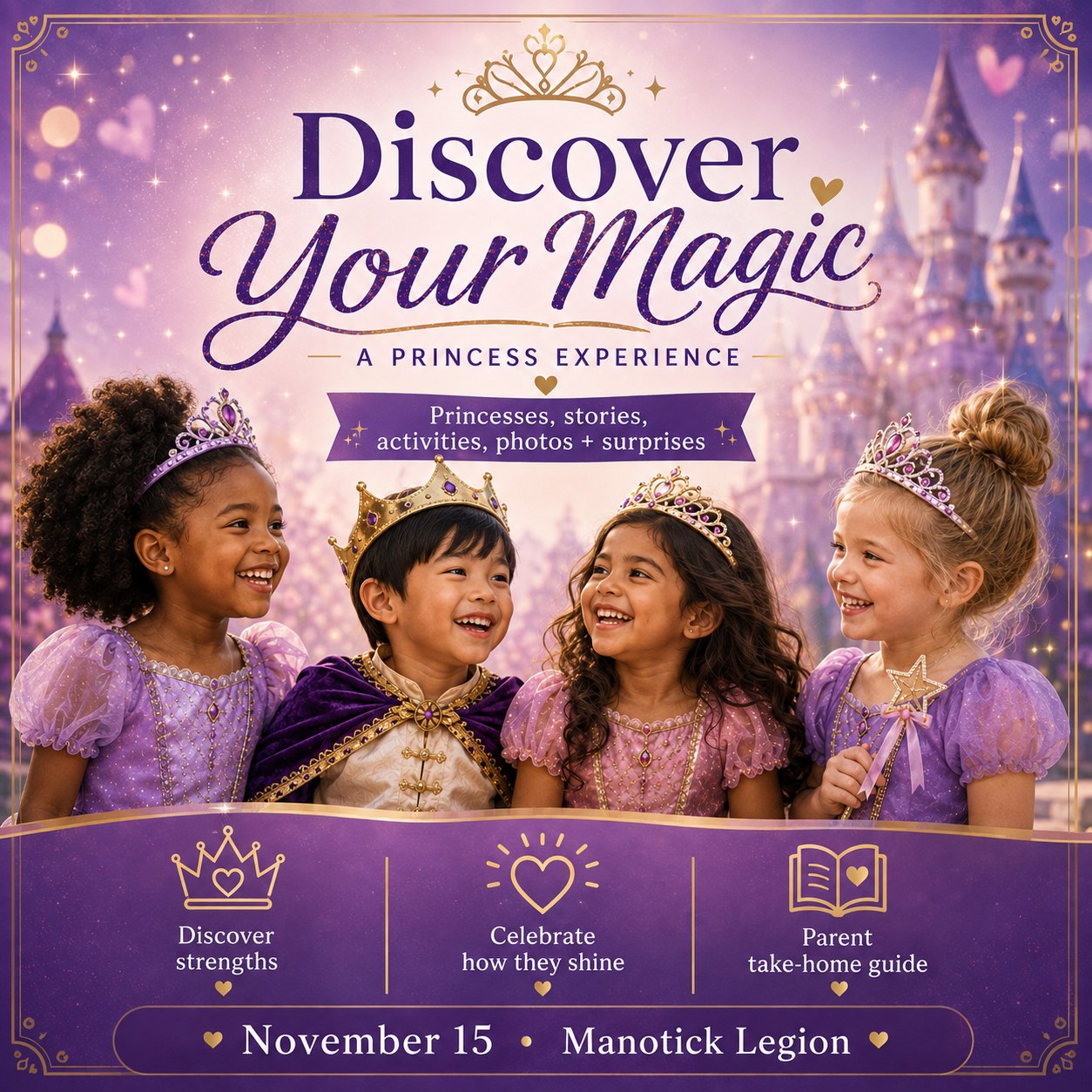 Discover Your Magic: A Princess Experience (Nov 15 @ 9:30am EST)