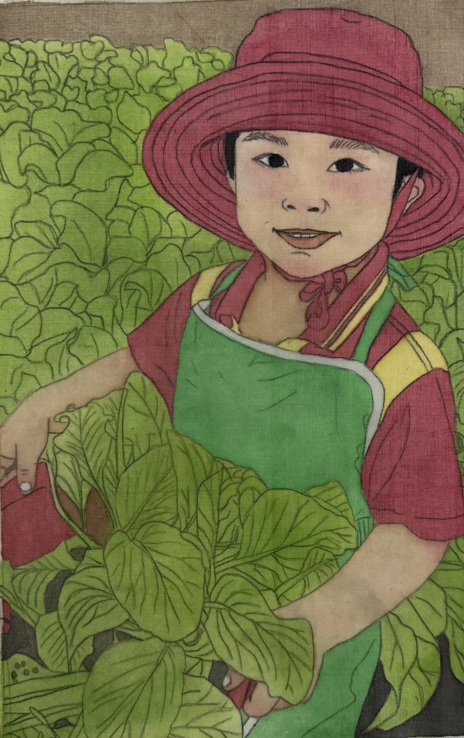 Khang đi vườn trường