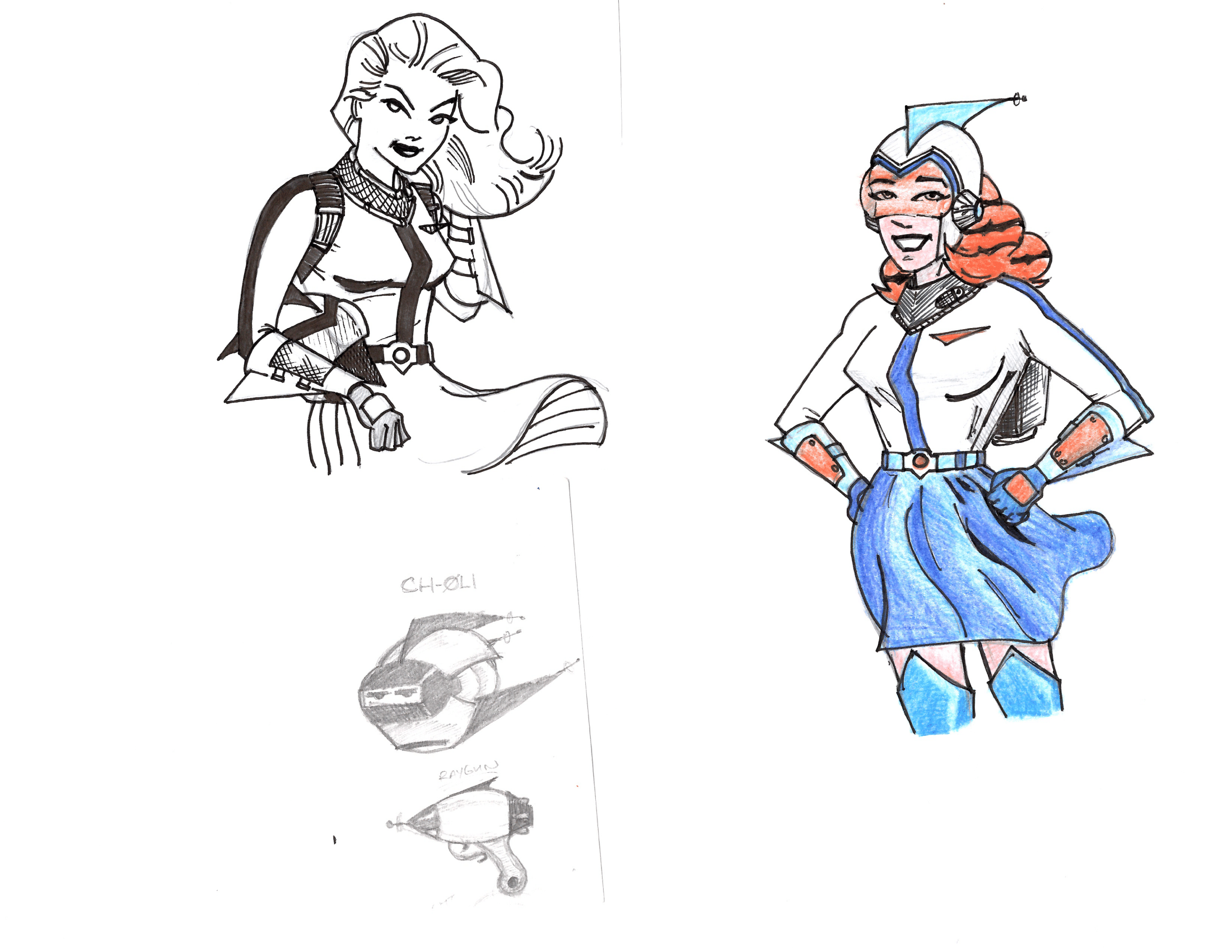 Marsha the Martian Concept art
