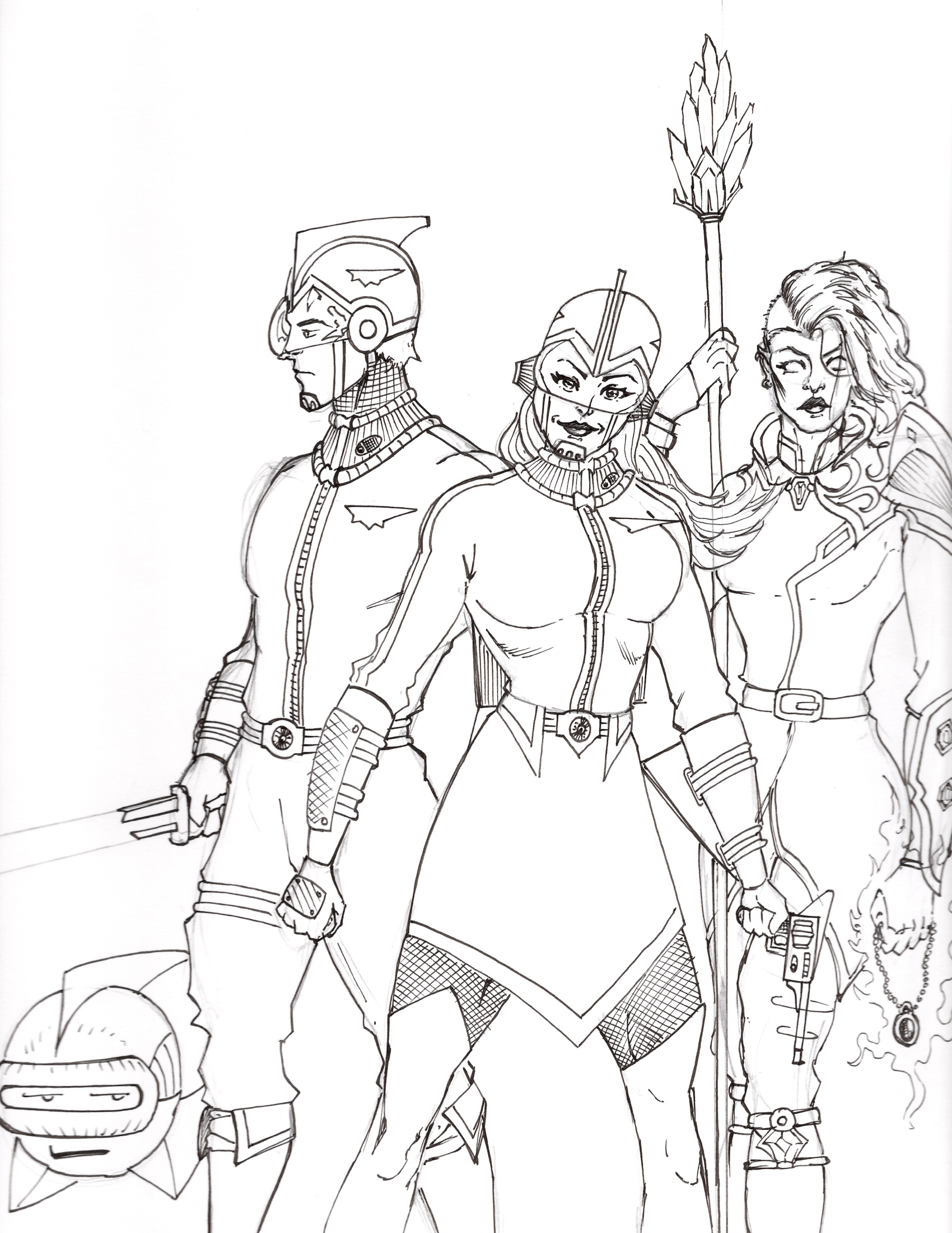 Concept Art for Marsha’s Party