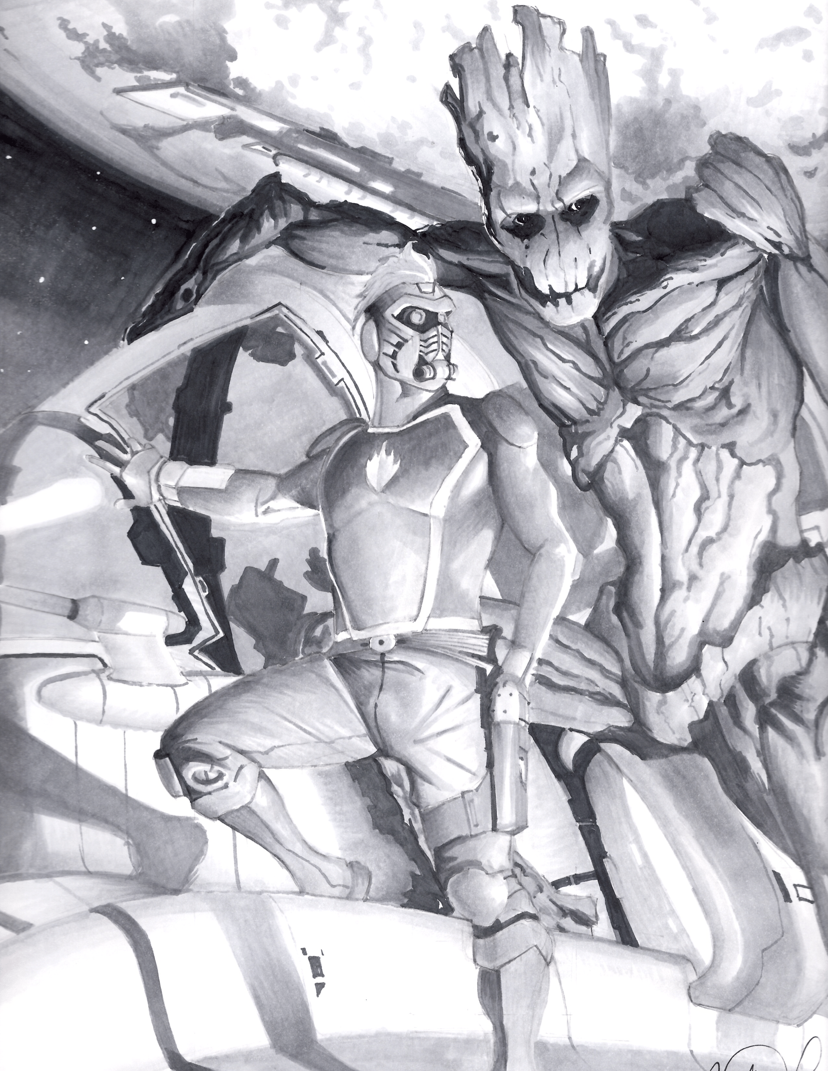 Starlord &amp; Groot
