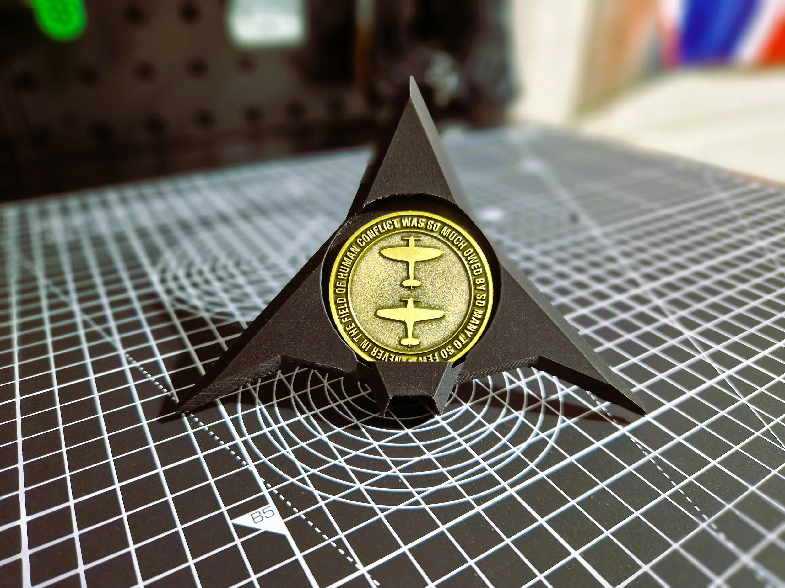 Shadow Challenge Coin Display