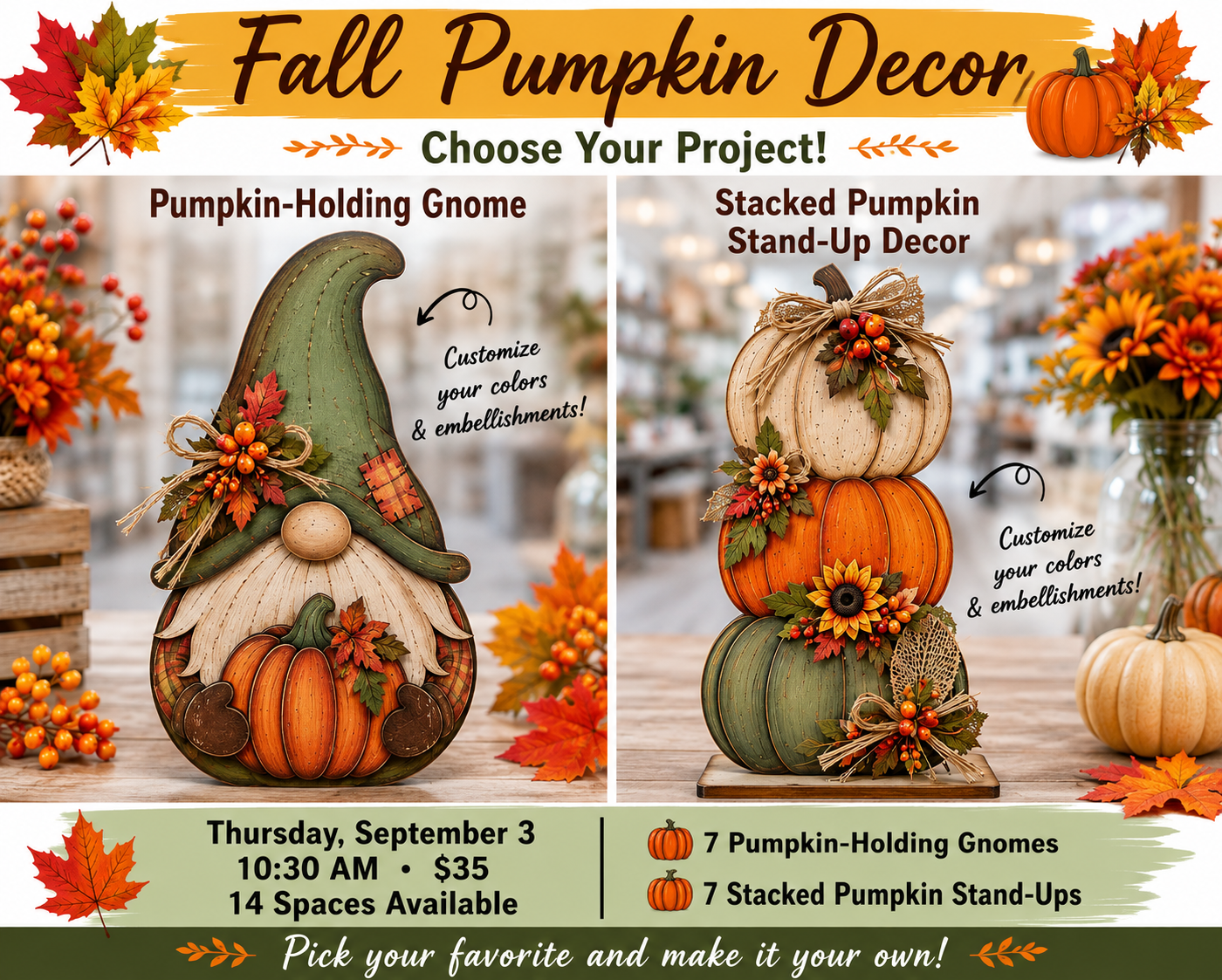 Fall Decoupage Decour