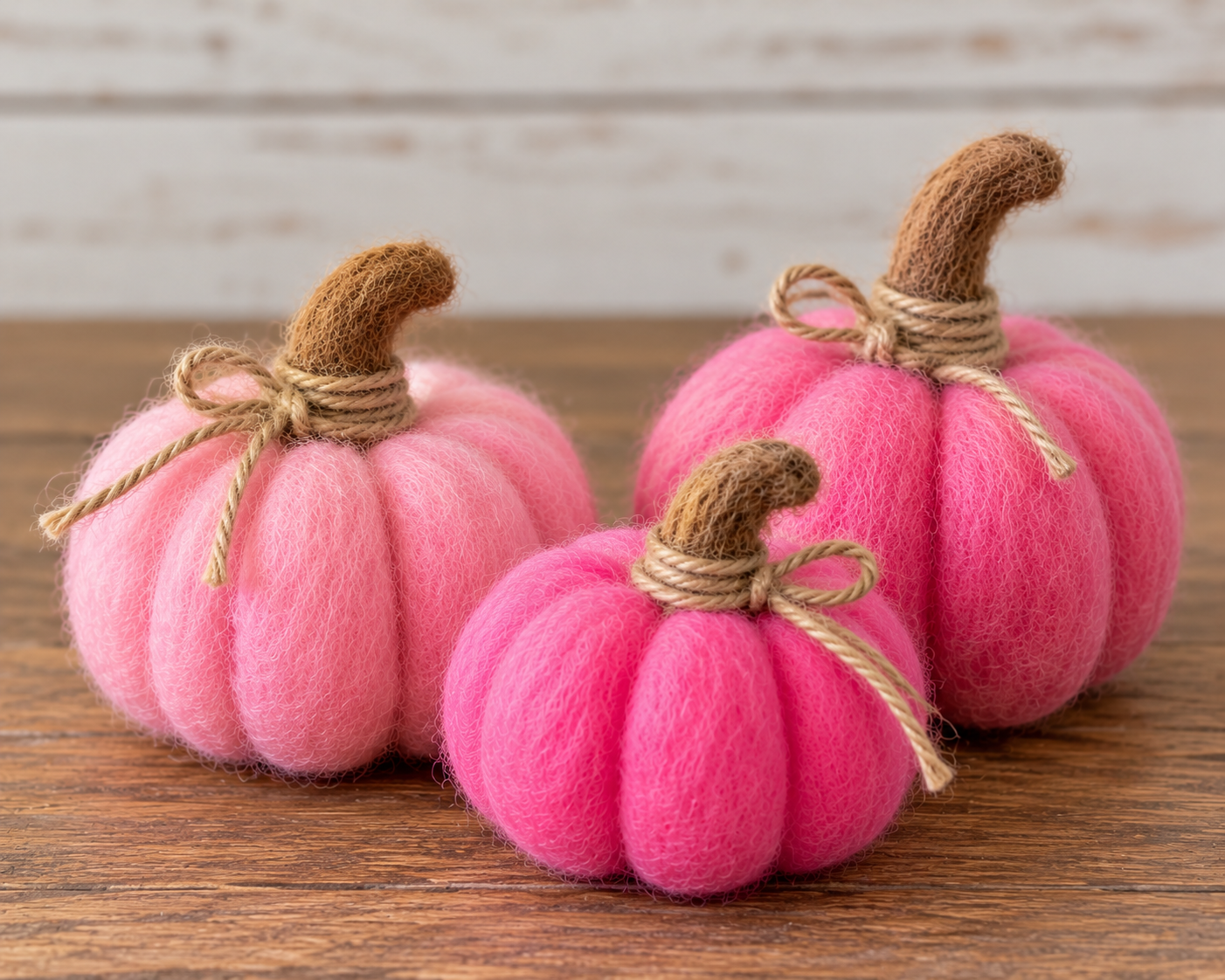 10/11, 1:00 PM | CRAFTING FOR A CAUSE: NEEDLE-FELTED PINK PUMPKINS