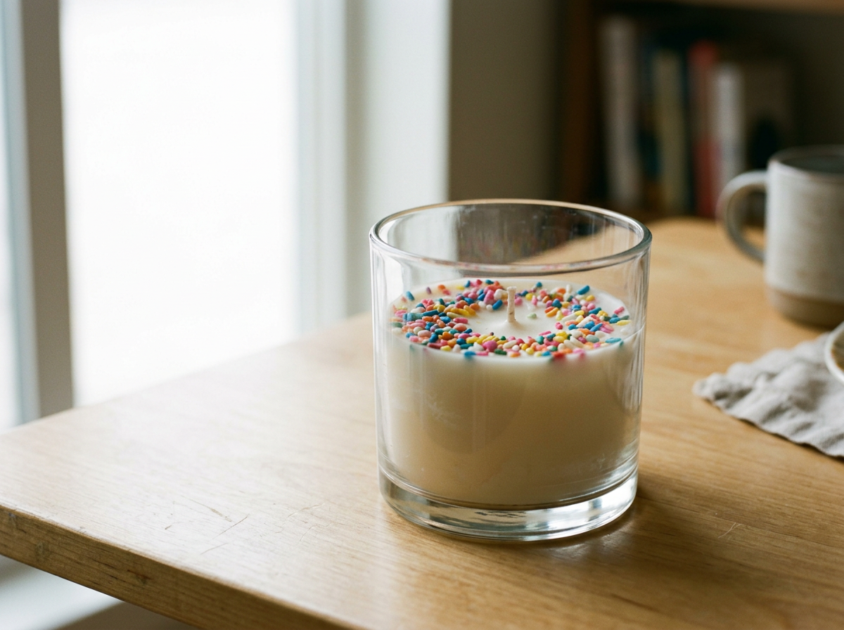 Vanilla Birthday Candle