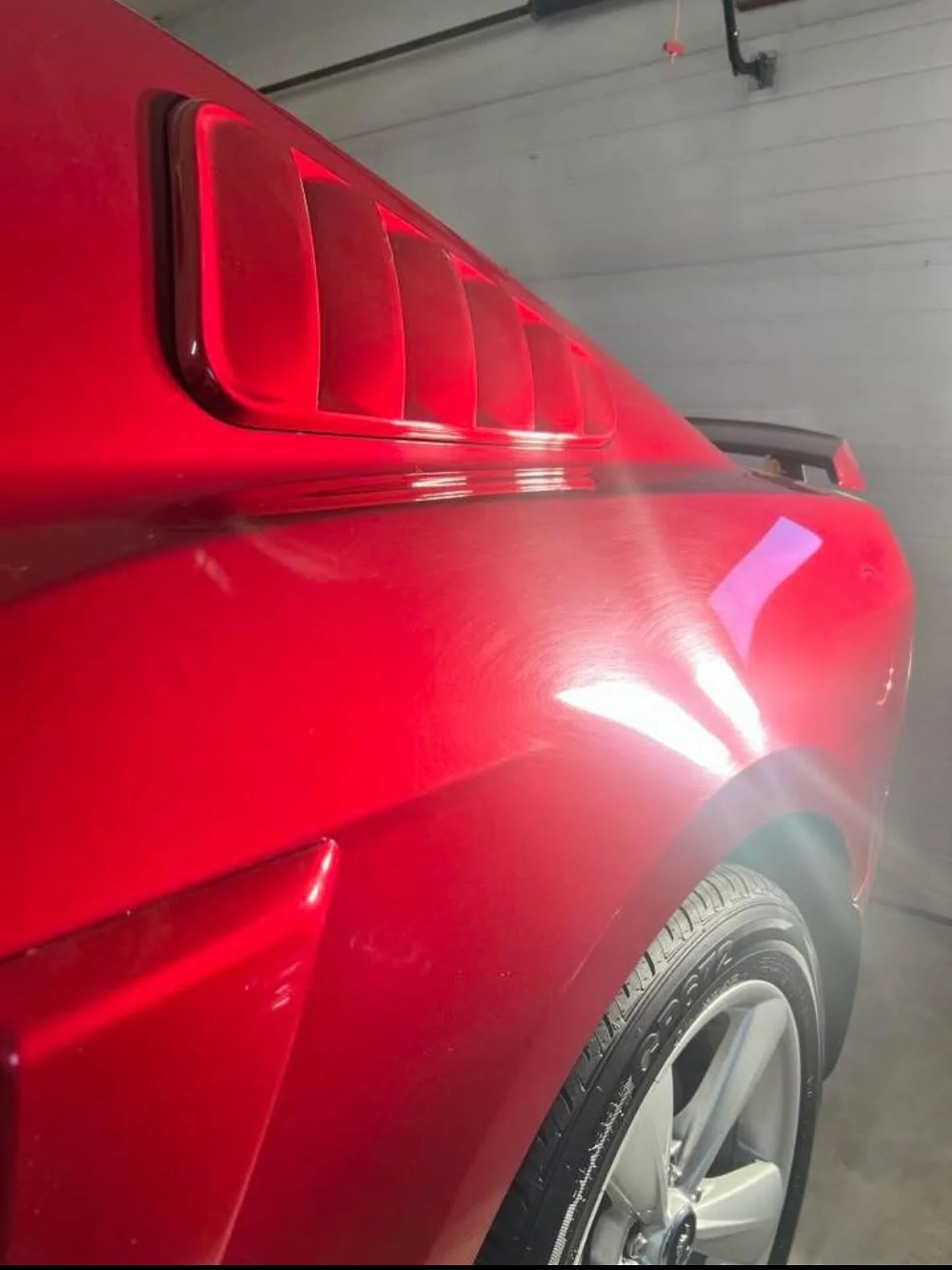 Unsure if you need a polish or not? How about a little before and after of a car that got cut and polished with no wet sanding. Bring your car back to life and reignite that passion! #polish #s197 #mustang #toppaintcorrection #fresh #rubyred #ford #s